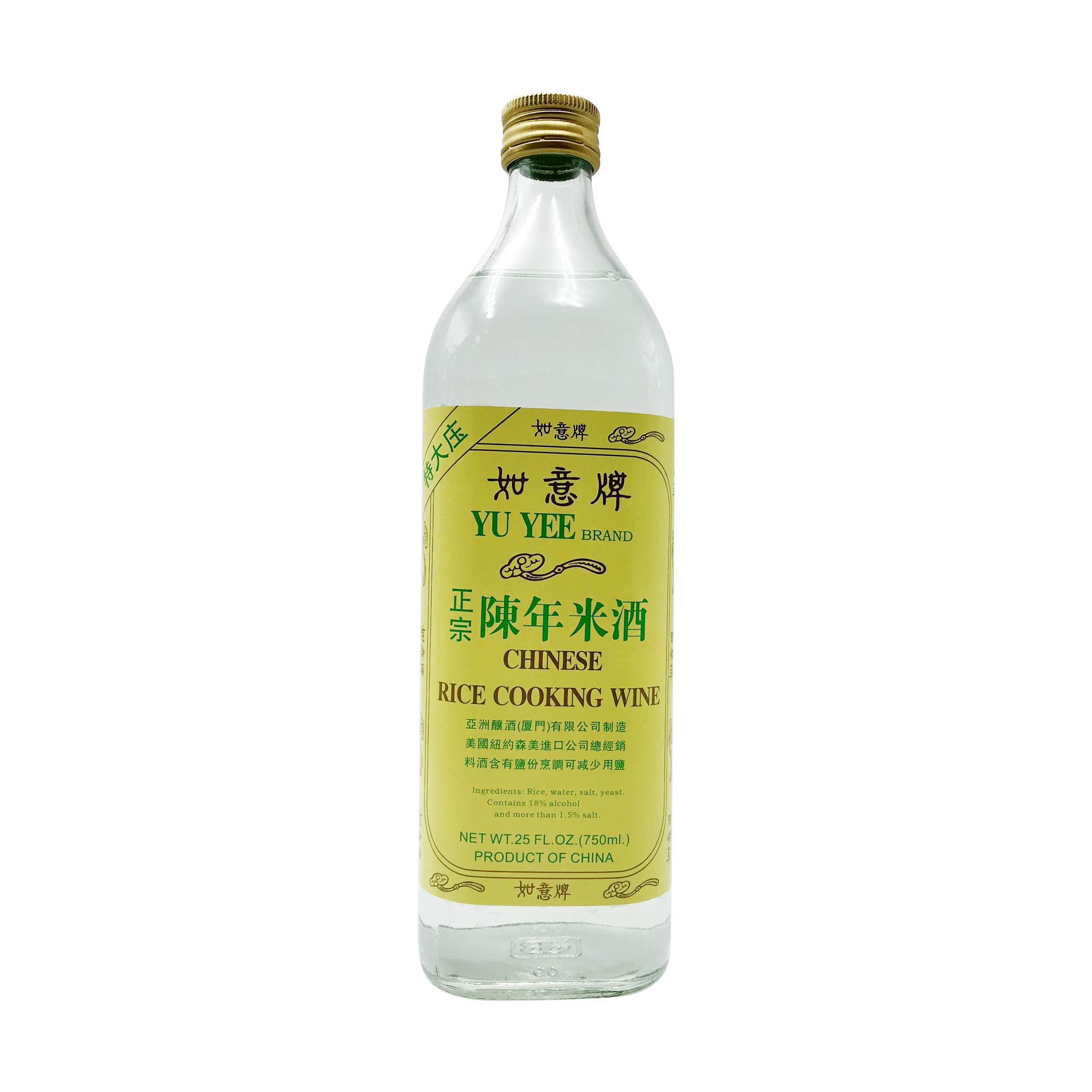 Yu Yee Clear Rice Cooking Wine, 25 FZ
