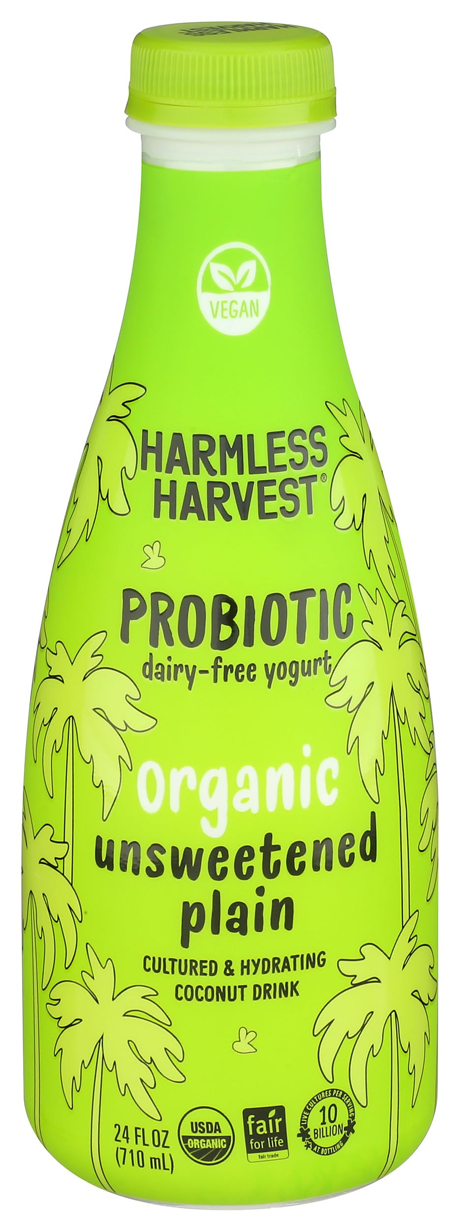 Harmless Harvest Dairy-Free Drinkable Yogurt - Unsweetened, 24 Fl Oz, 1.5 pound (pack of 1)