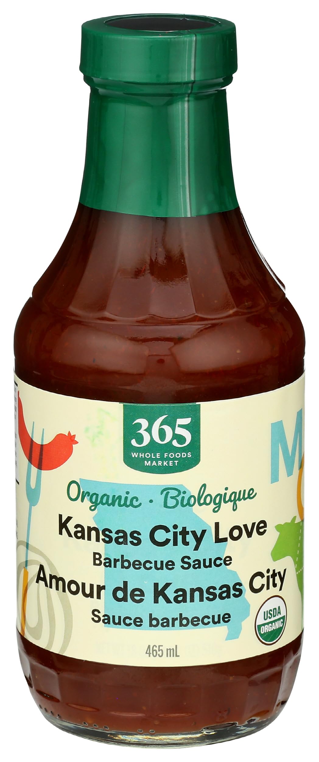 BBQ Sauce Kansas City Organic, 18 Ounce