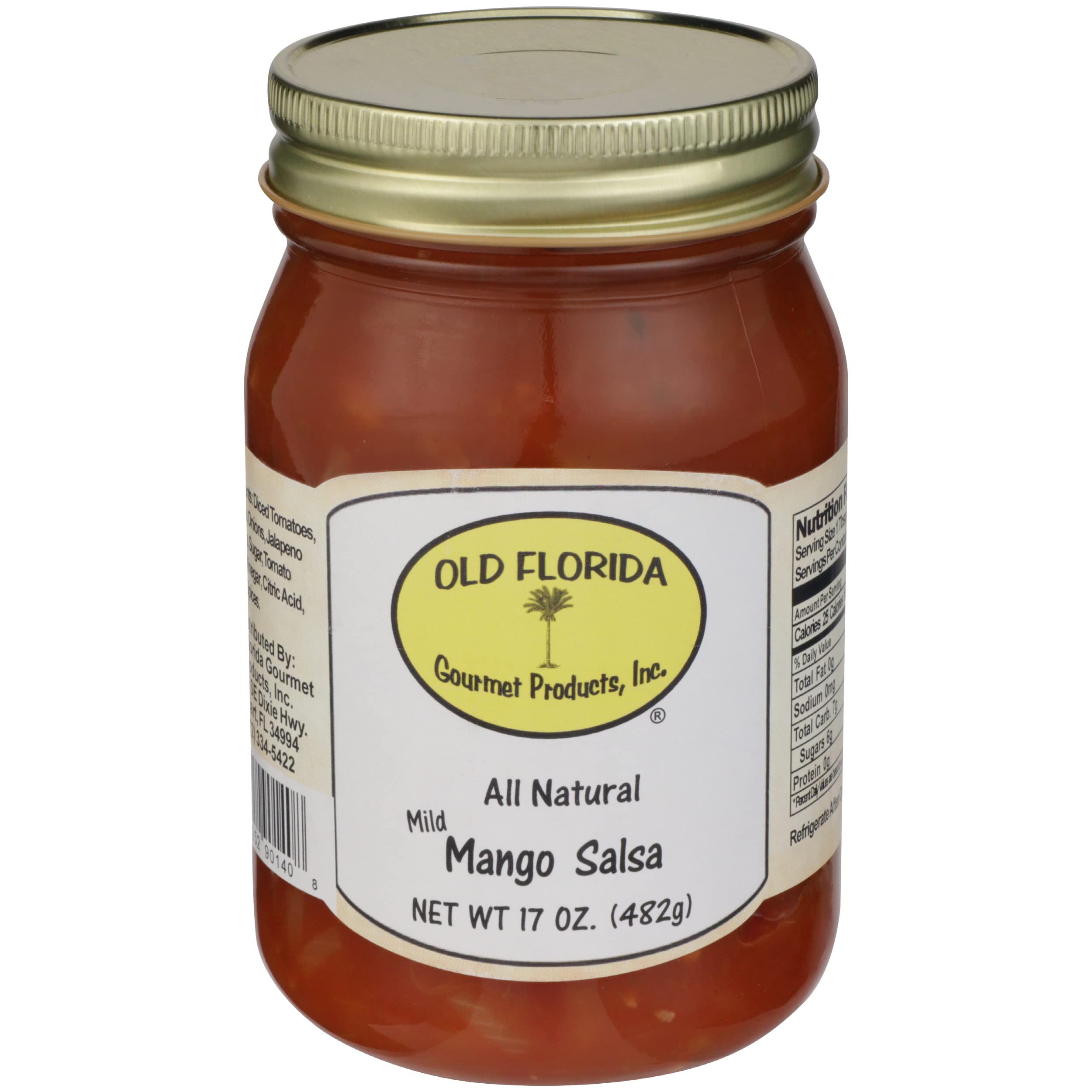 Old Florida Gourmet Products, Inc Mild Mango Salsa, 17 OZ