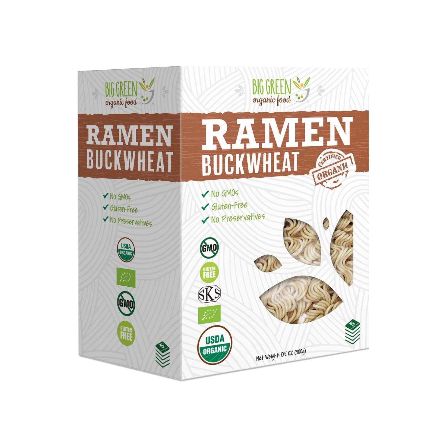 Big Green Organic Food - Organic Buckwheat Ramen