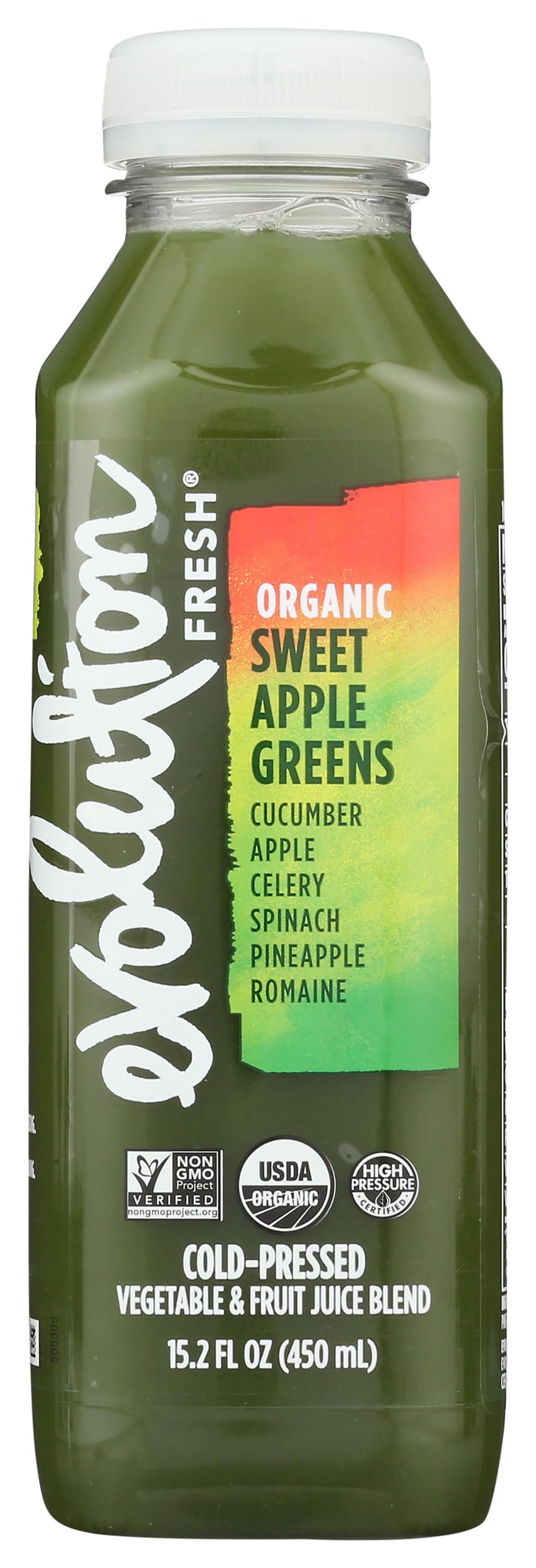 Evolution Fresh Organic Apple Greens, 15.2 Fl Oz