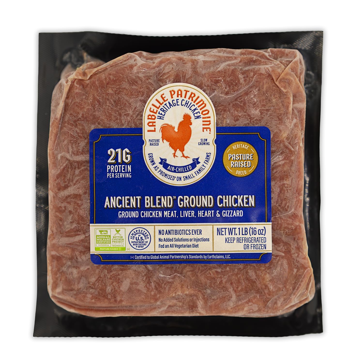 LaBelle Patrimoine Ancient Blend Pasture Raised Ground Chicken