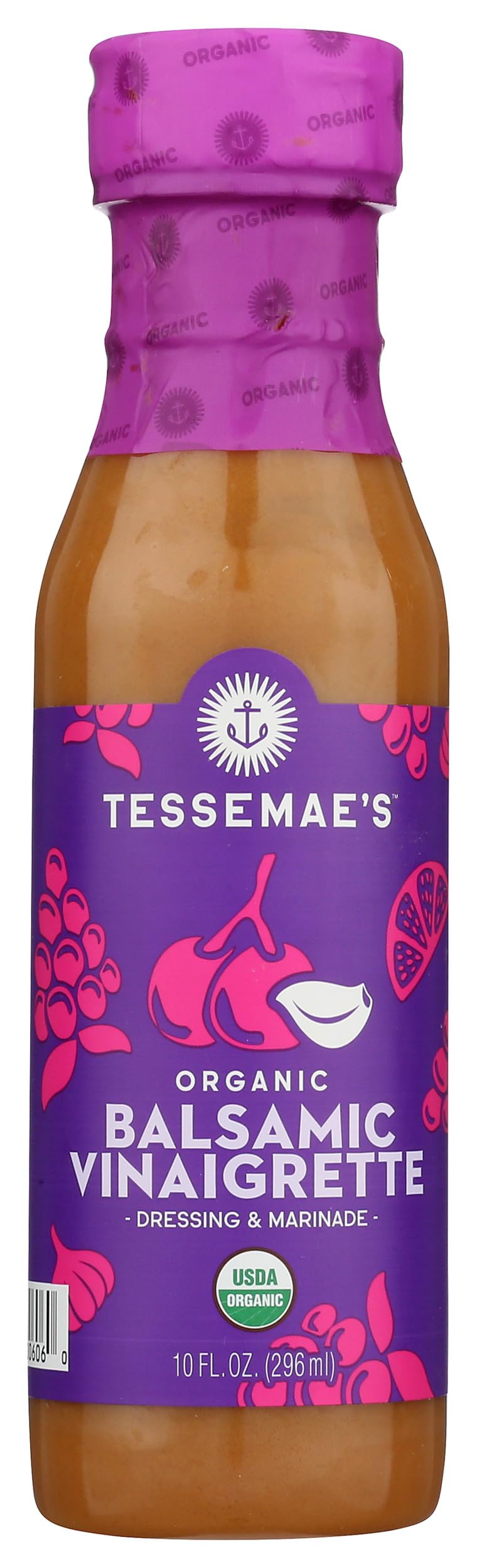 Tessemae's, Dressing Balsamic Organic, 10 Fl Oz
