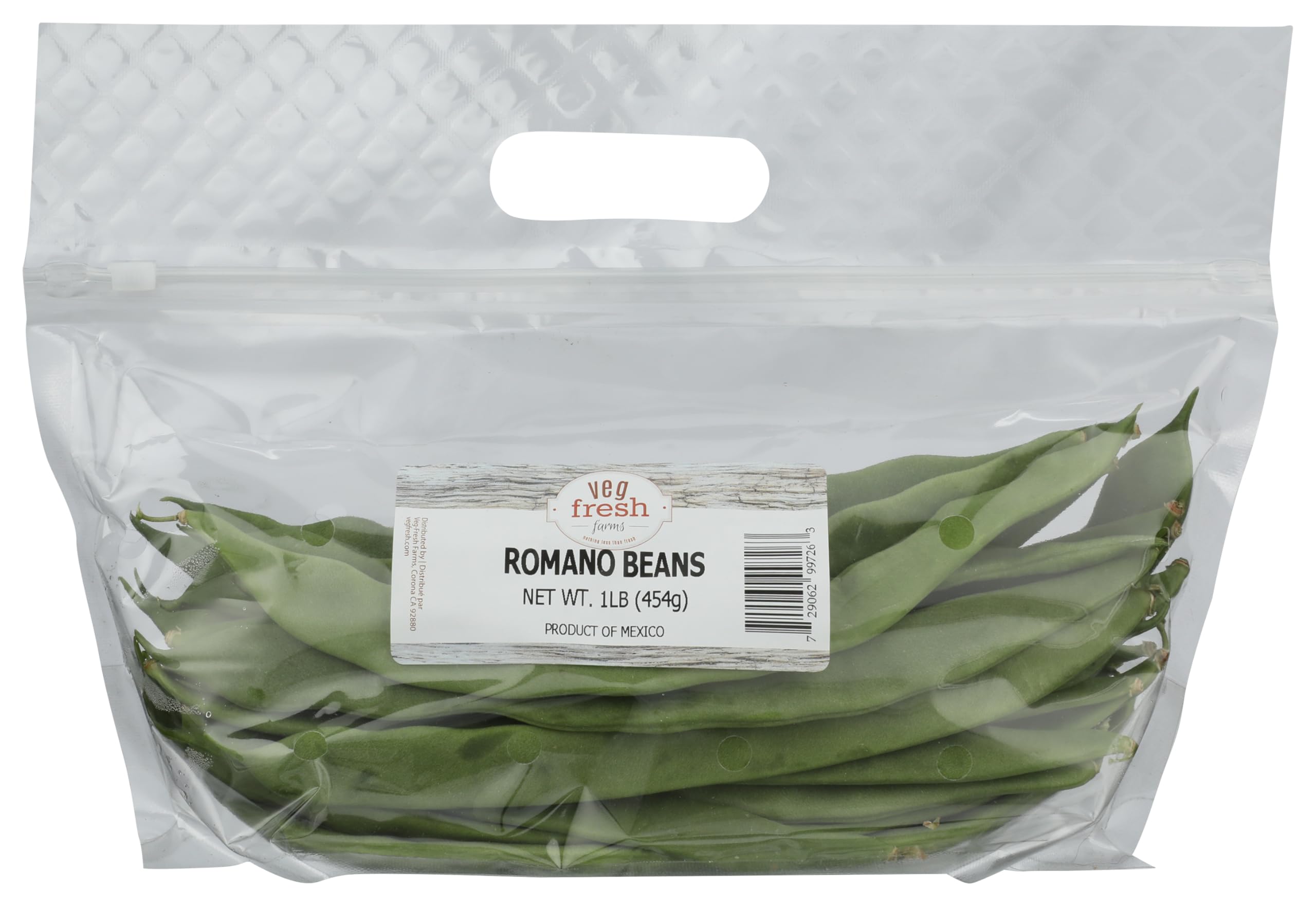 Veg Fresh Farms Bean Romano 16 Oz, 16 Ounce