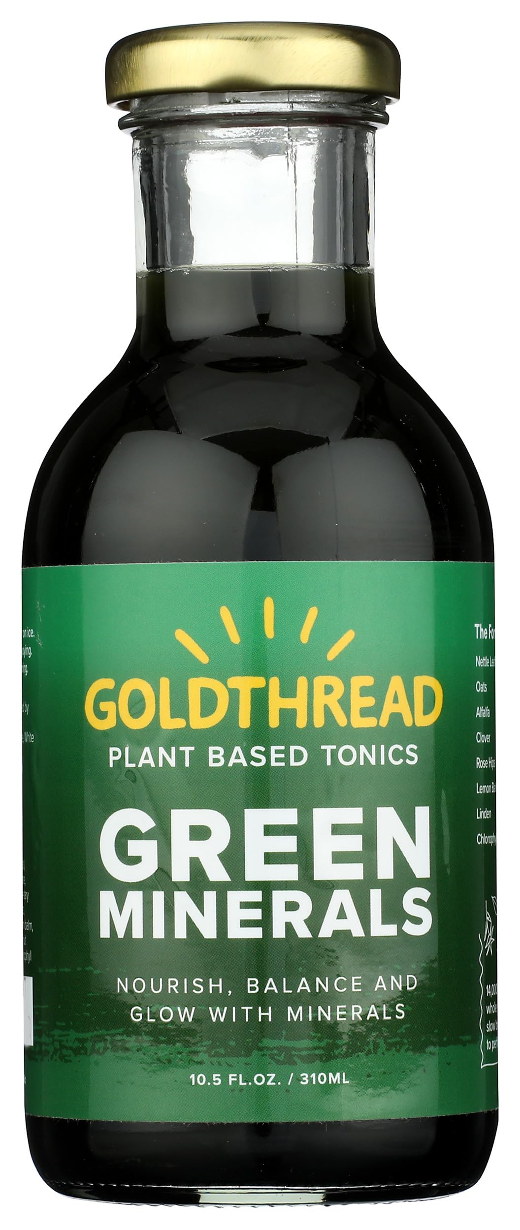 Goldthread Herbs Green Minerals Plant Based Tonic, 10.5 FZ