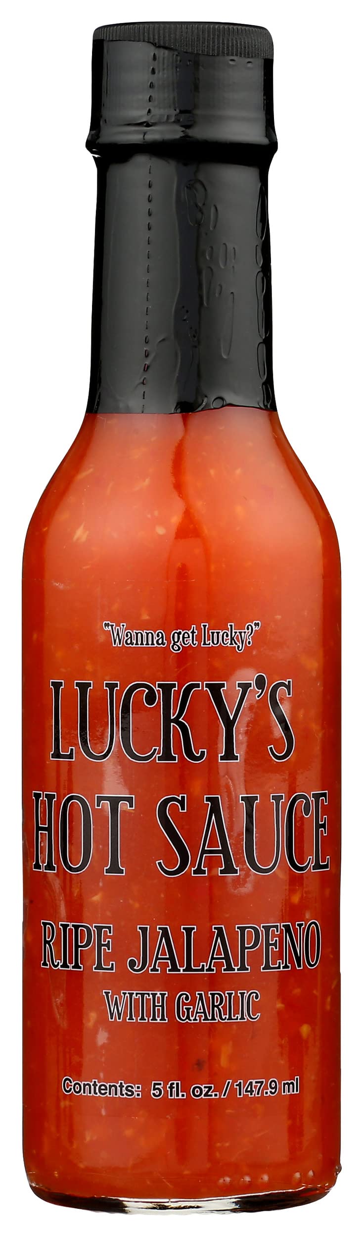 Luckys Popcorn Dressing Ripe Jalapeno with Garlic Sauce, 5 FZ
