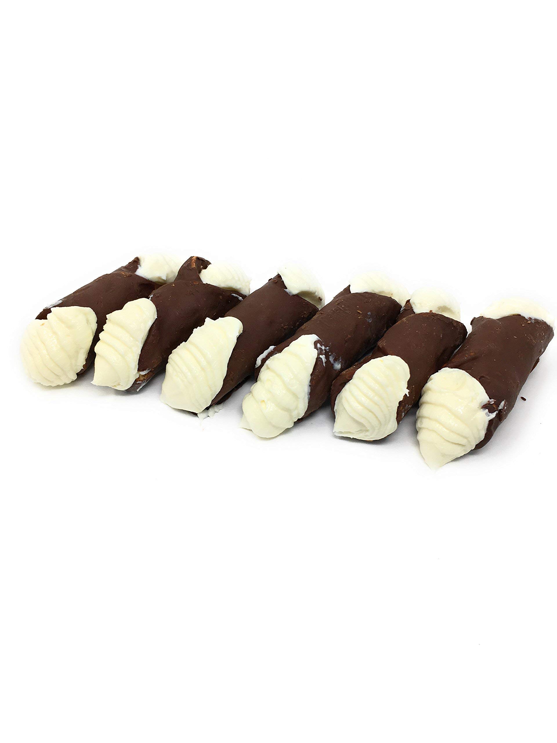 Cannoli Chocolate Dipped Mini 6 Count, 10 Ounce