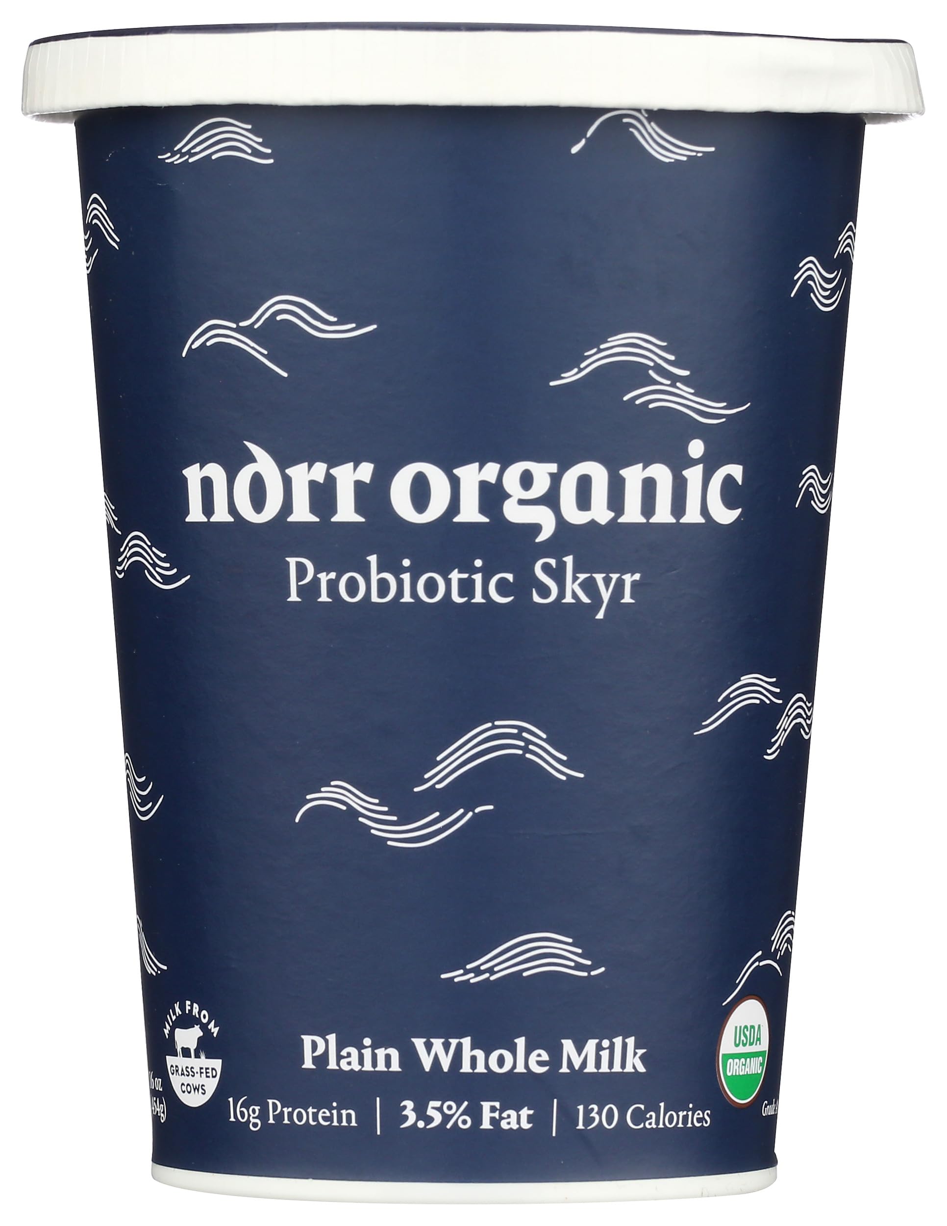 Yogurt Skyr Whole Milk Plain Organic, 16 Ounce