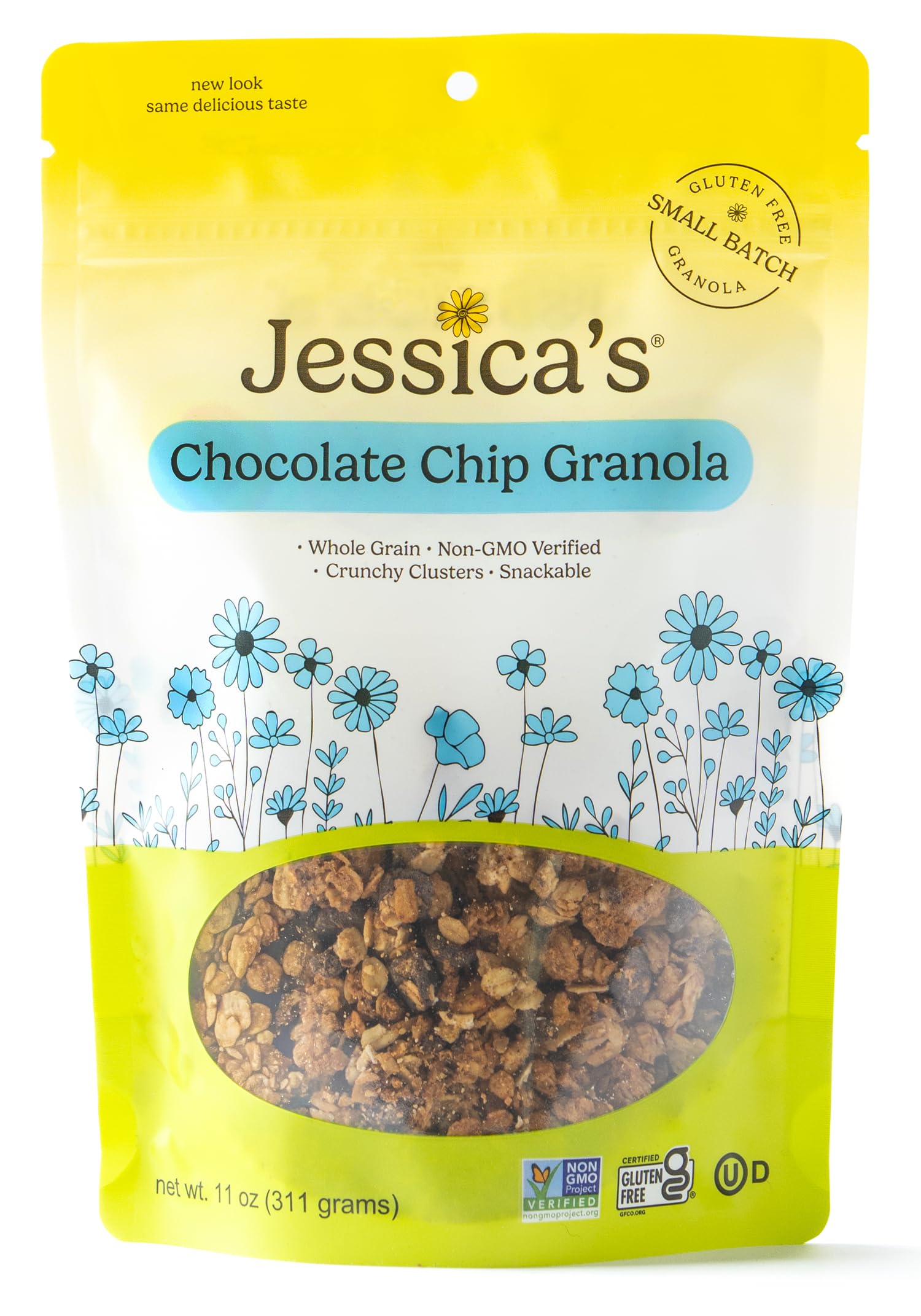 Jessica’s Chocolate Chip Granola - Handmade, Non-GMO, Gluten-Free, Whole Grain, 11oz