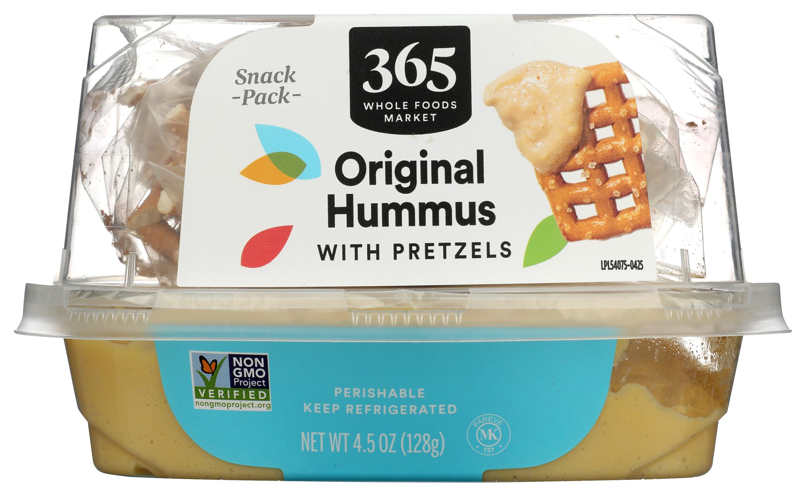 365 by Whole Foods Market Hummus with Pretzels, 4.5 OZ