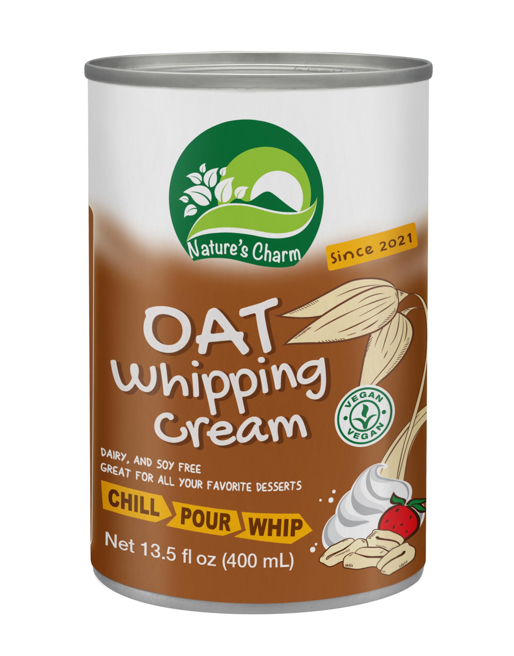 Natures Charm Oat Whipping Cream, 13.5 FZ