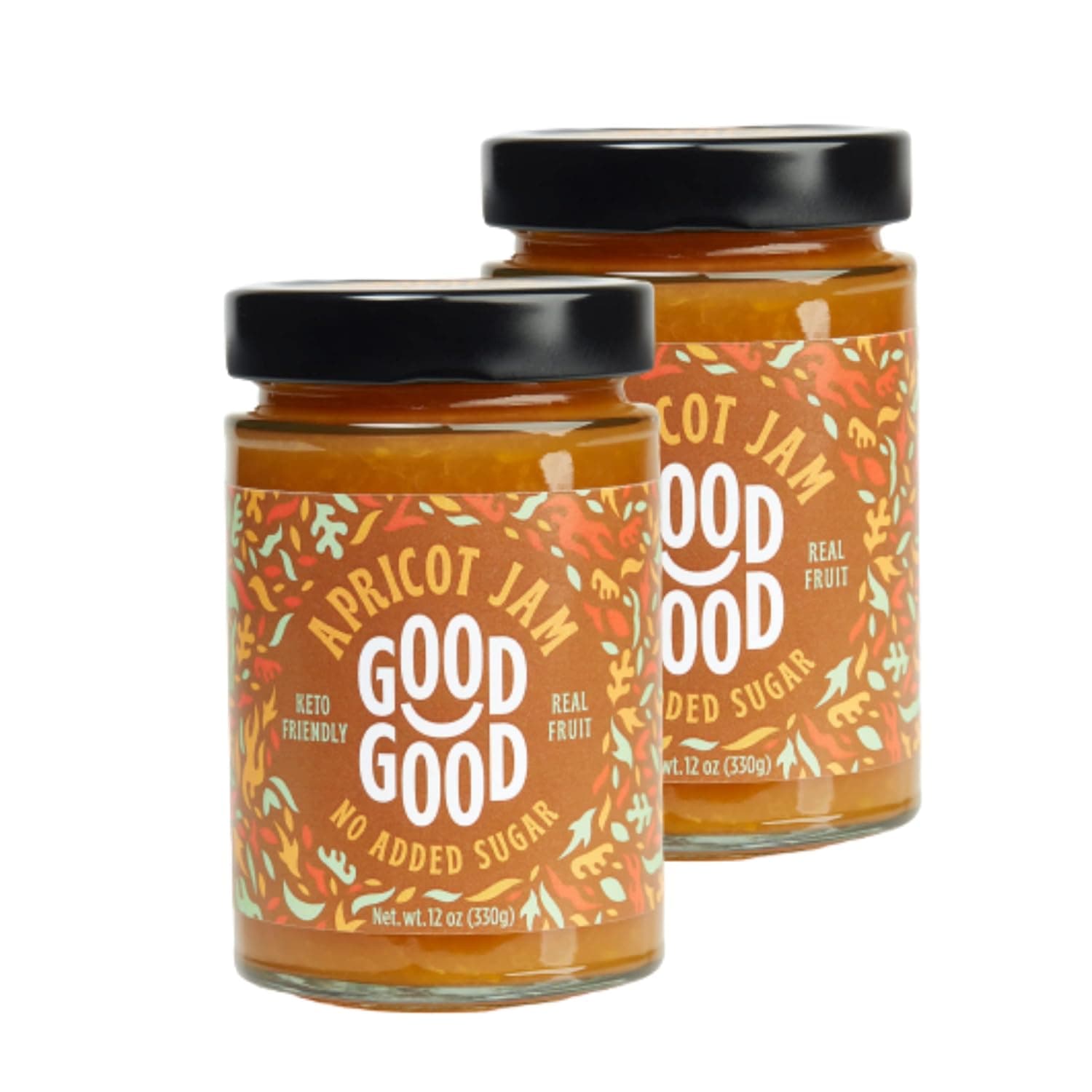 GOOD GOOD No Added Sugar Jam (Apricot)