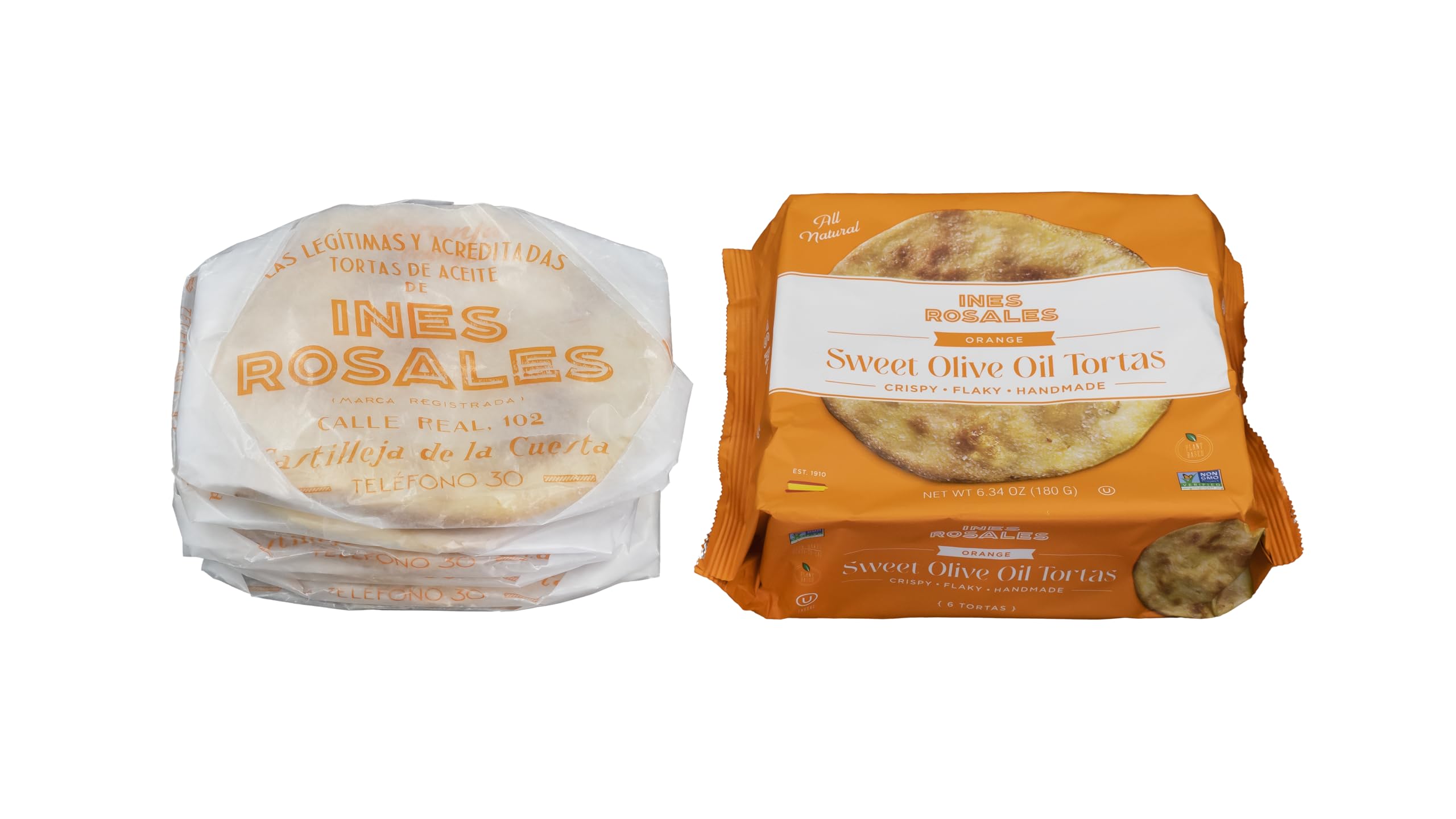 Ines Rosales Tortas Orange Sweet, 6.34 Ounce