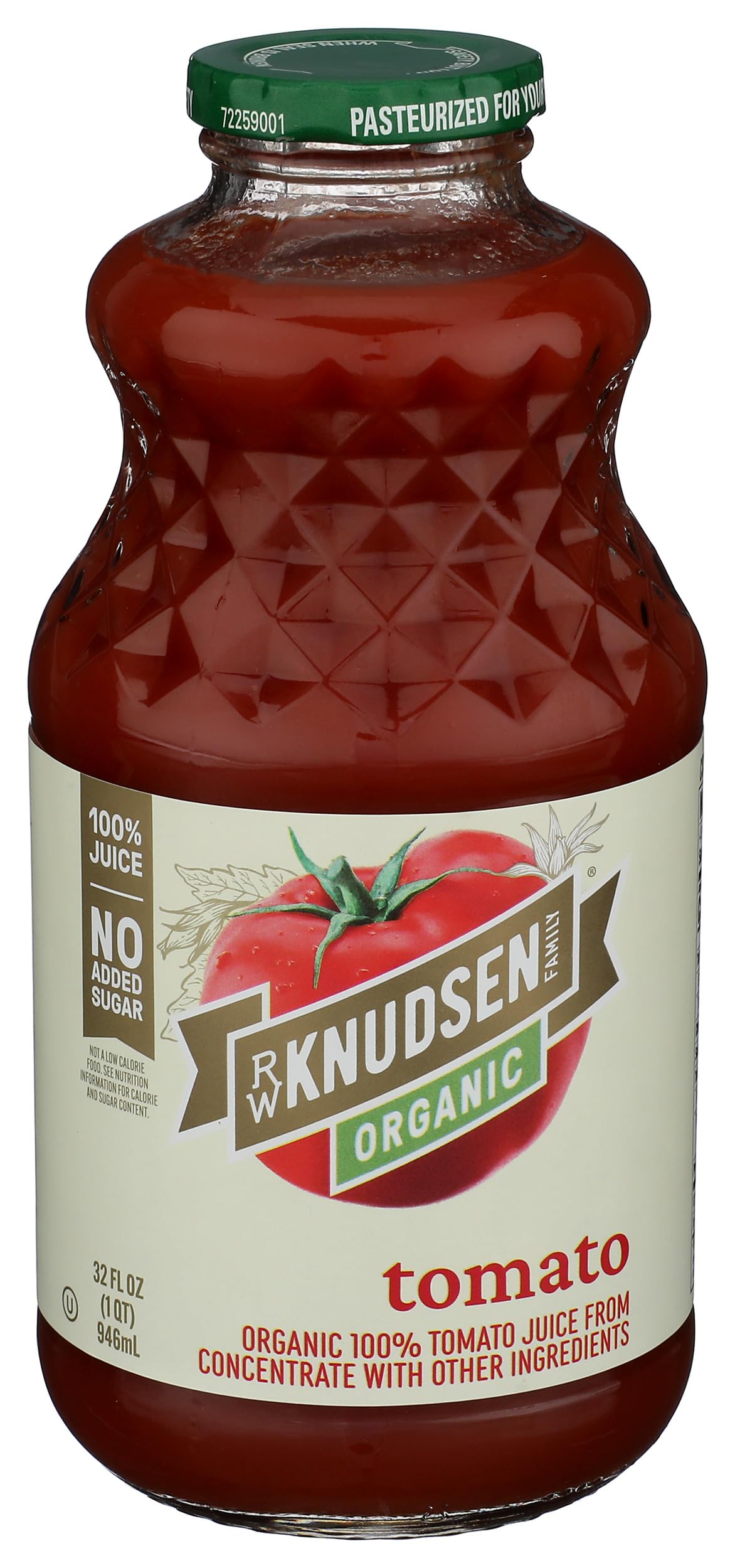 R.W. Knudsen Organic Tomato Juice, 32 Ounces (Packaging May Vary)