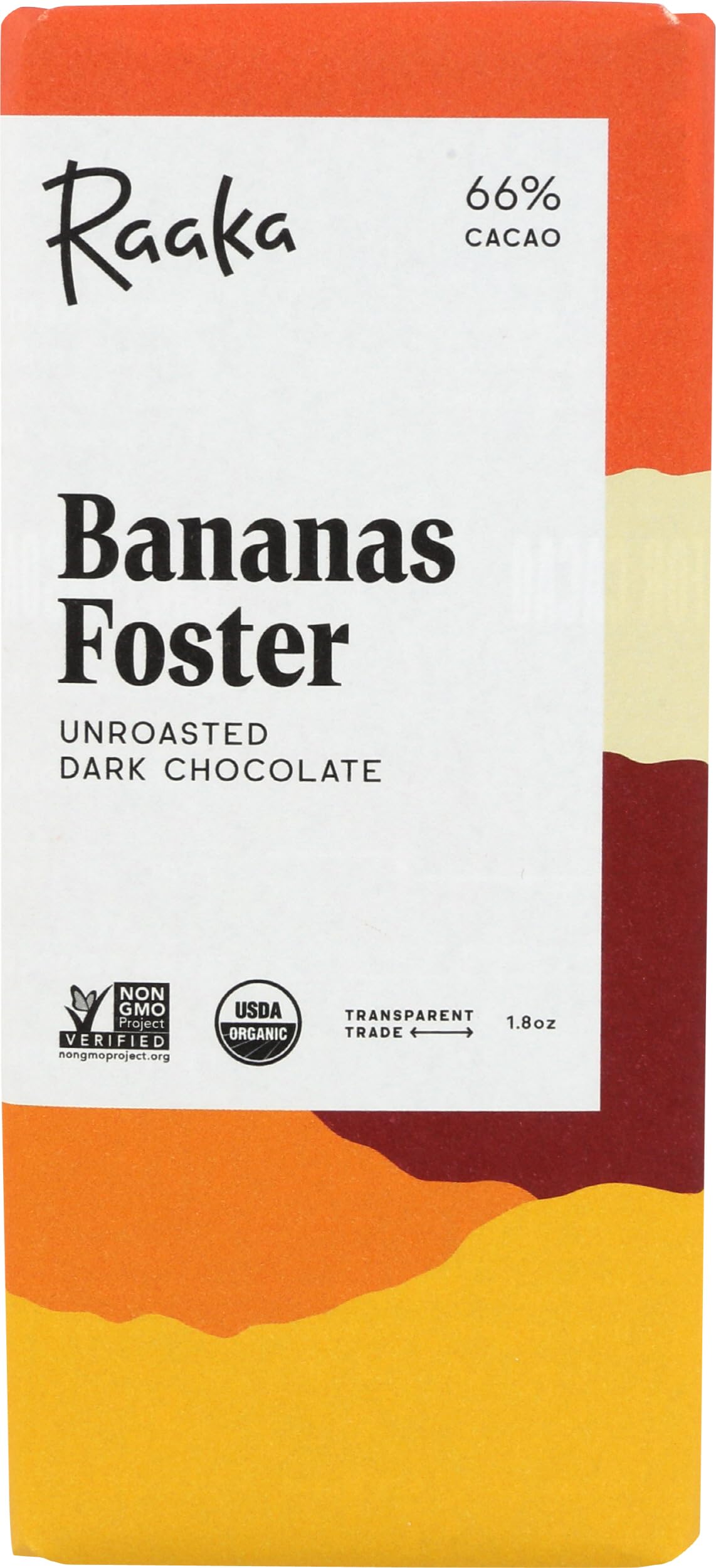 Bar Chocolate Bananas Foster Organic, 1.8 Ounce