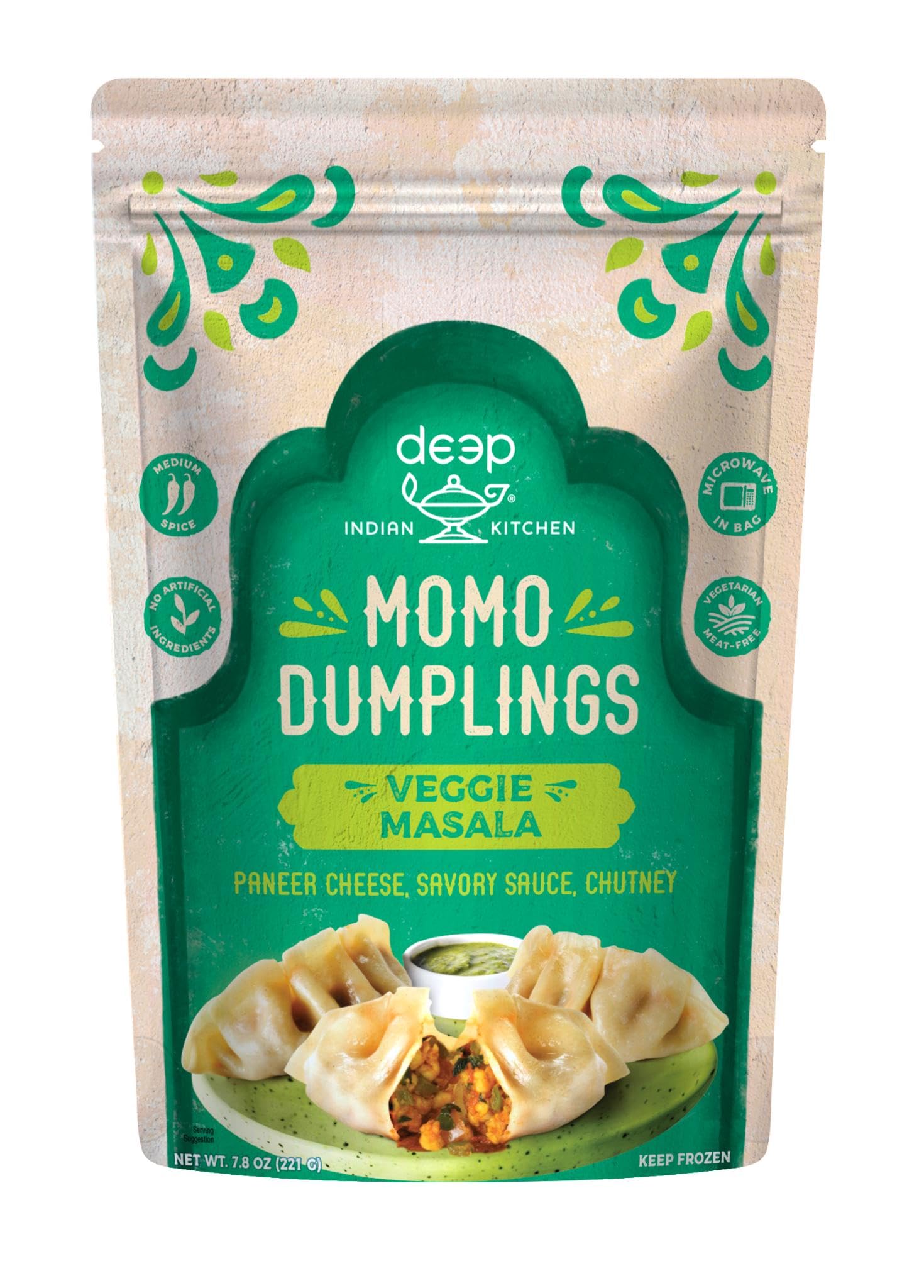 Momo Dumpling Veggie Masala, 7.8 Ounce