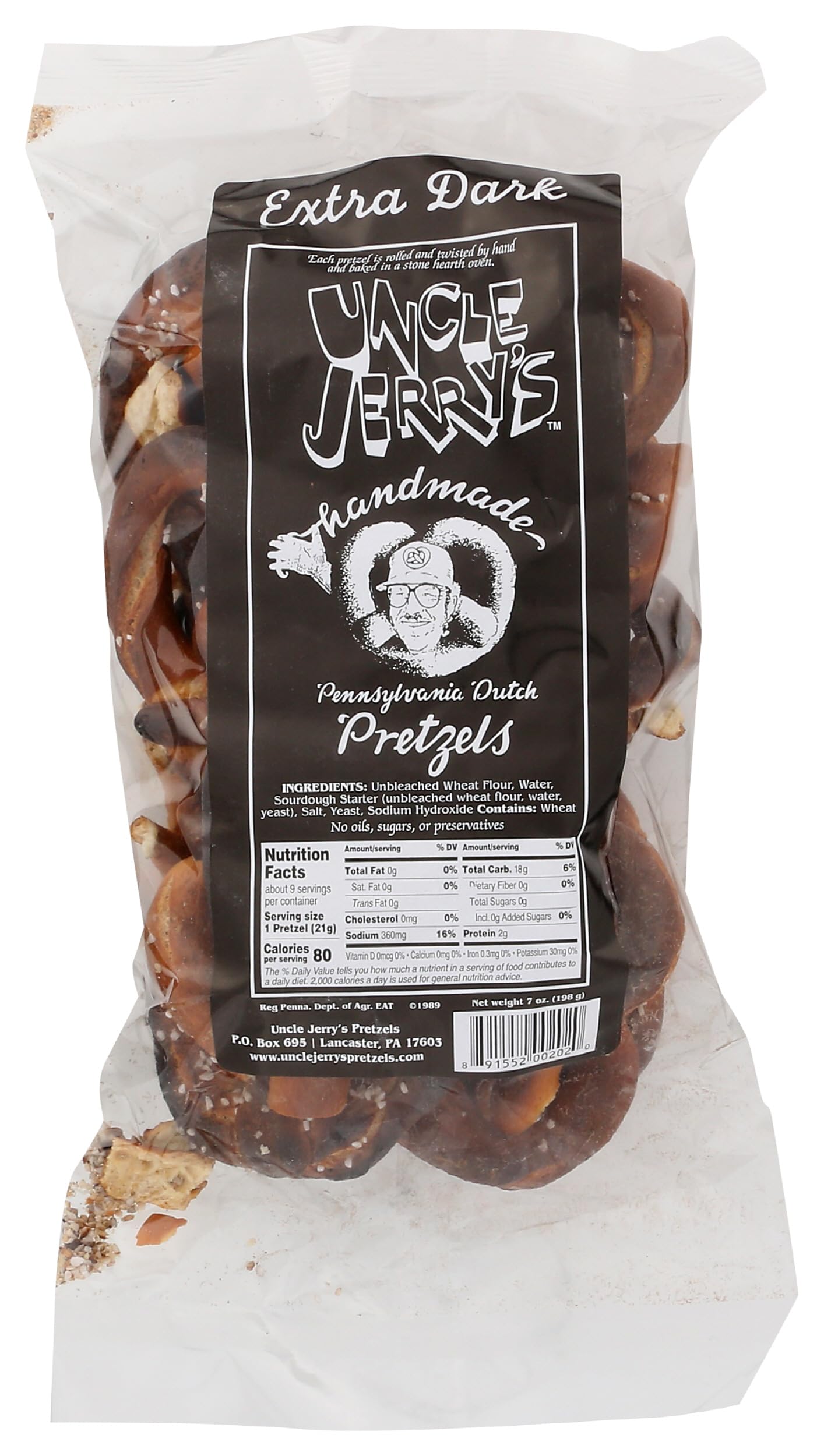 Pretzels Extra Dark, 8 Ounce