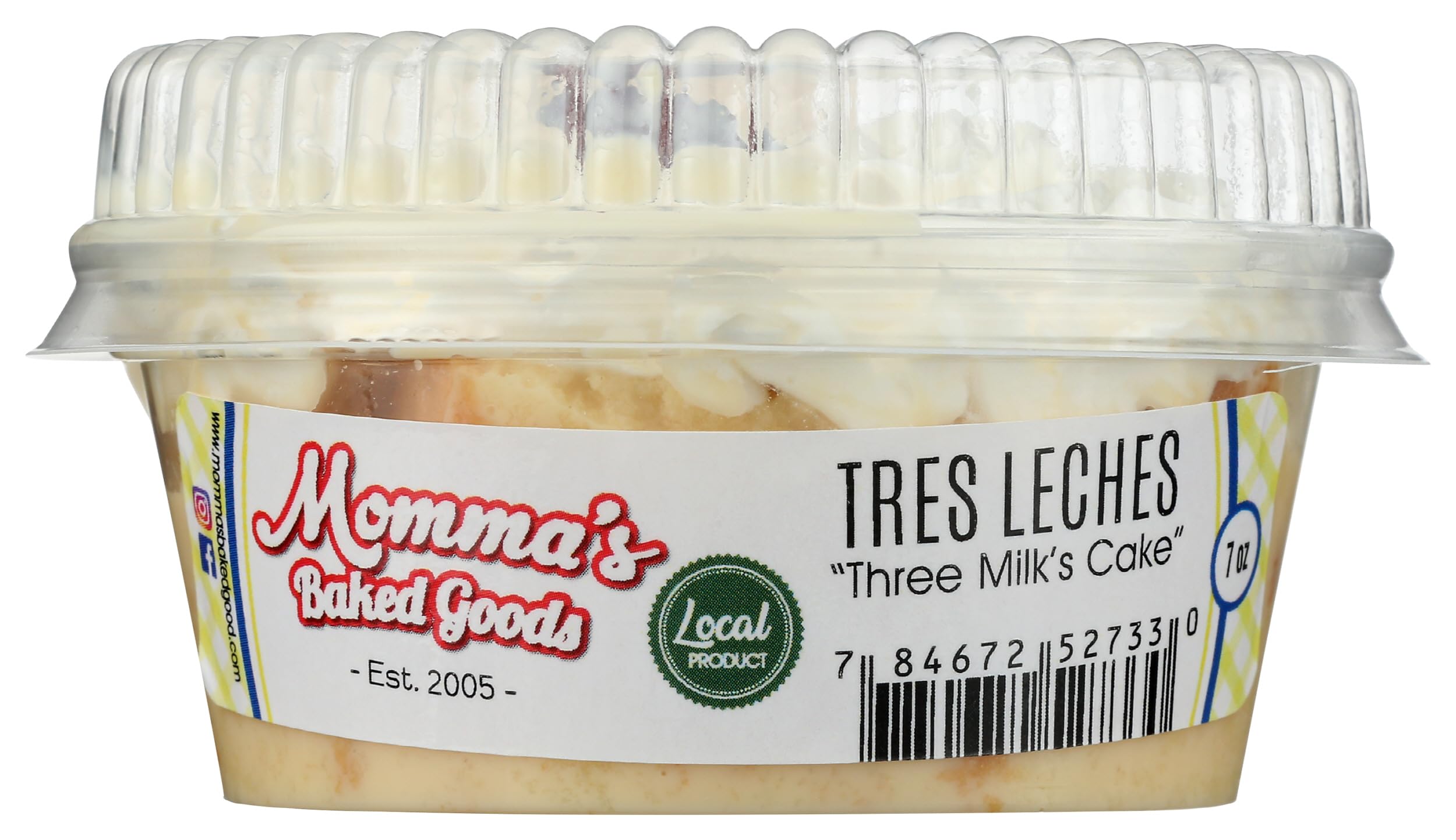 Momma's Baked Goods Tres Leches Vanilla, 7 Ounce