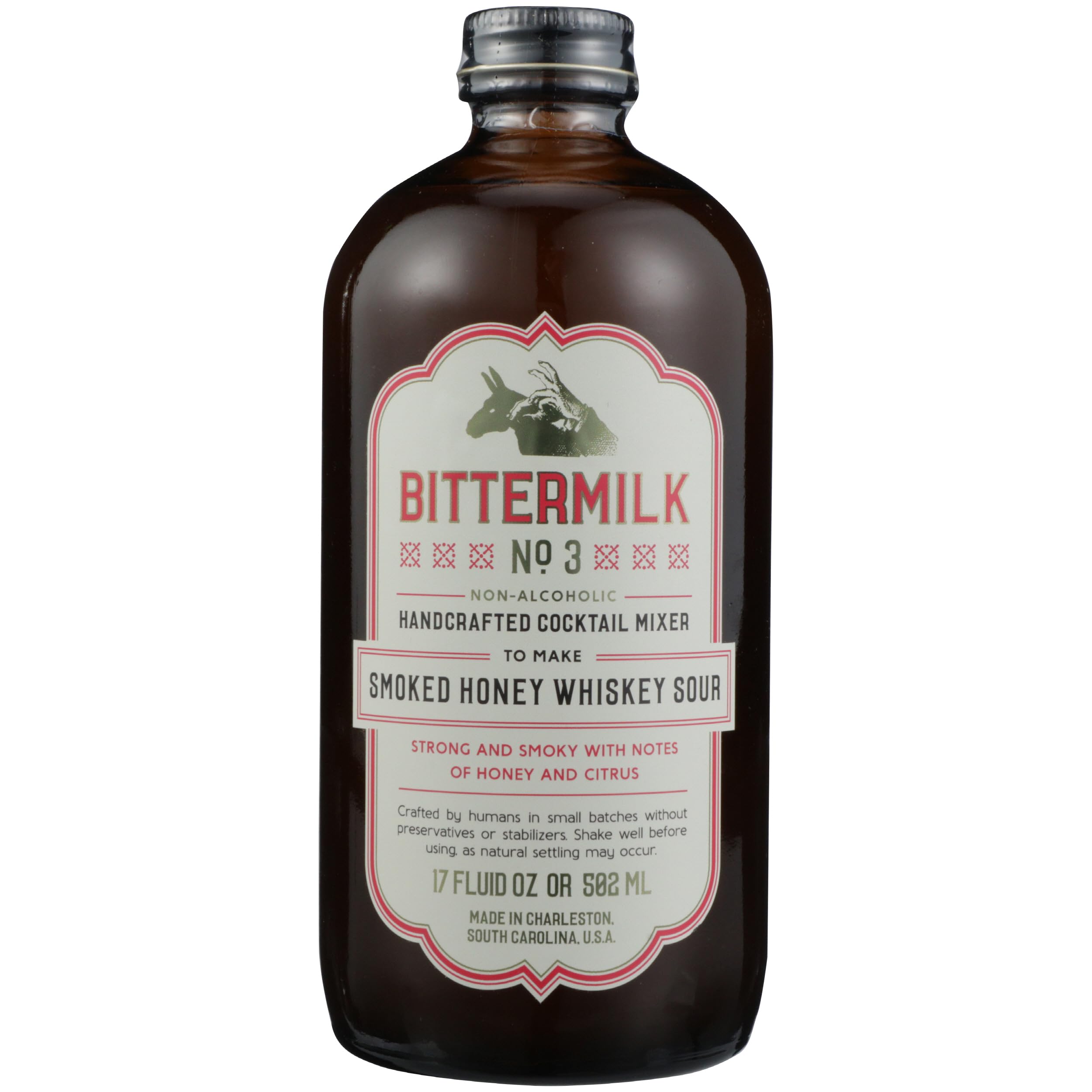 Mixer No 3 Smoked Honey Whiskey Sour, 17 Fl Oz