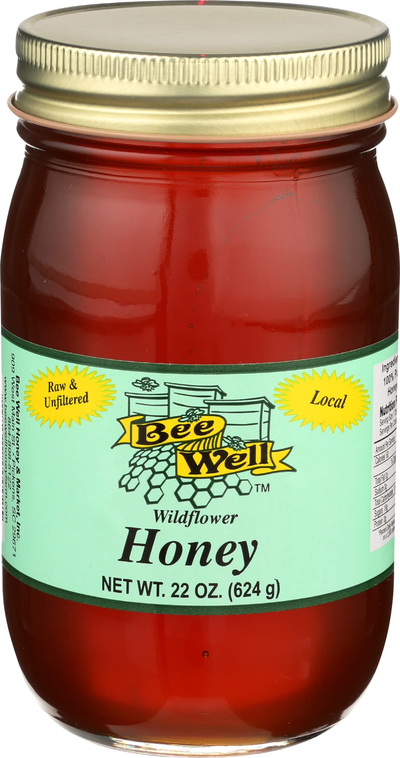 BEE WELL HONEY FARM Honey, 22 OZ