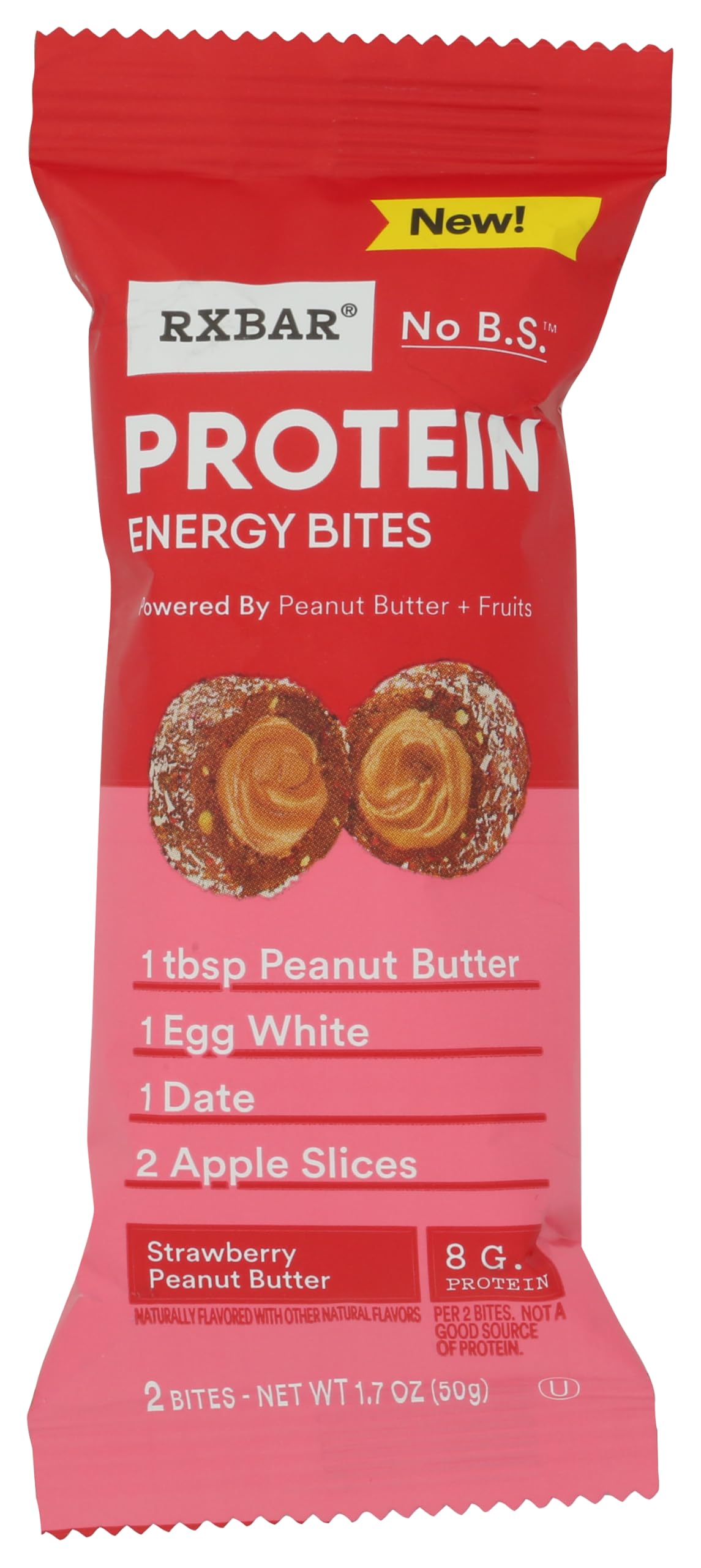 RXBAR Strawberry Peanut Butter Energy Bites Sgl, 1.7 OZ