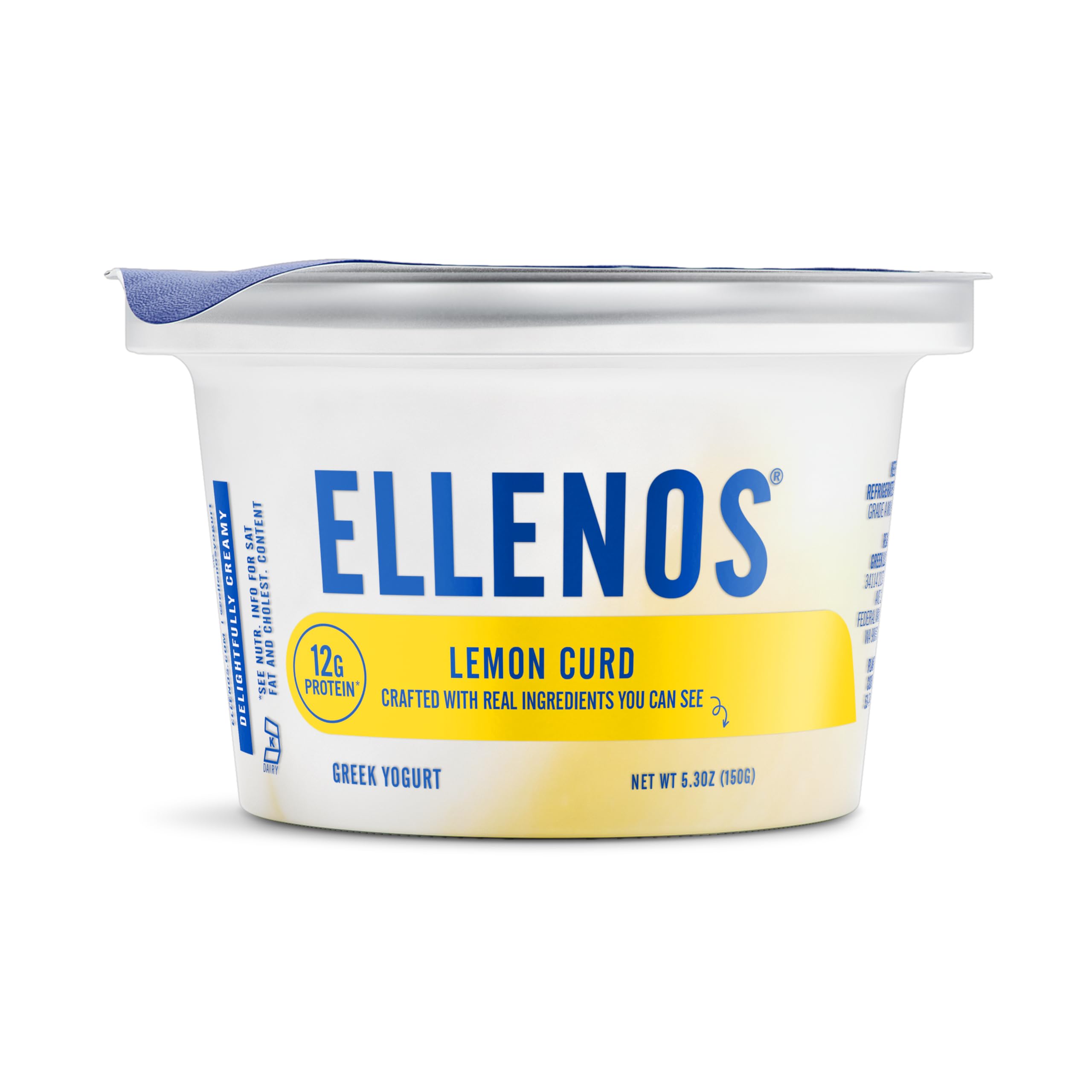 Ellenos Yogurt, Lemon Curd, 5.3 Oz