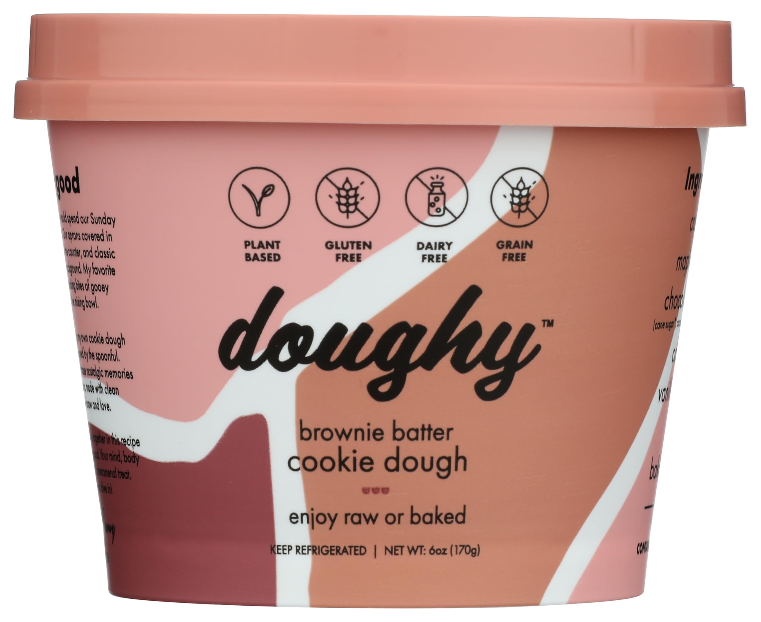 Doughy Brownie Batter Cookie Dough, 6 OZ