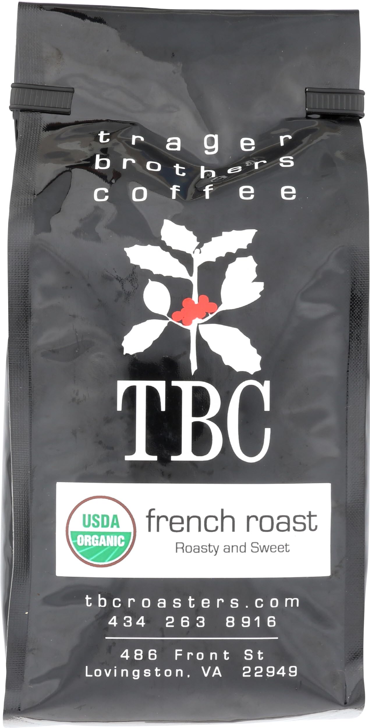 Coffee French Roast Organic, 12 Ounce