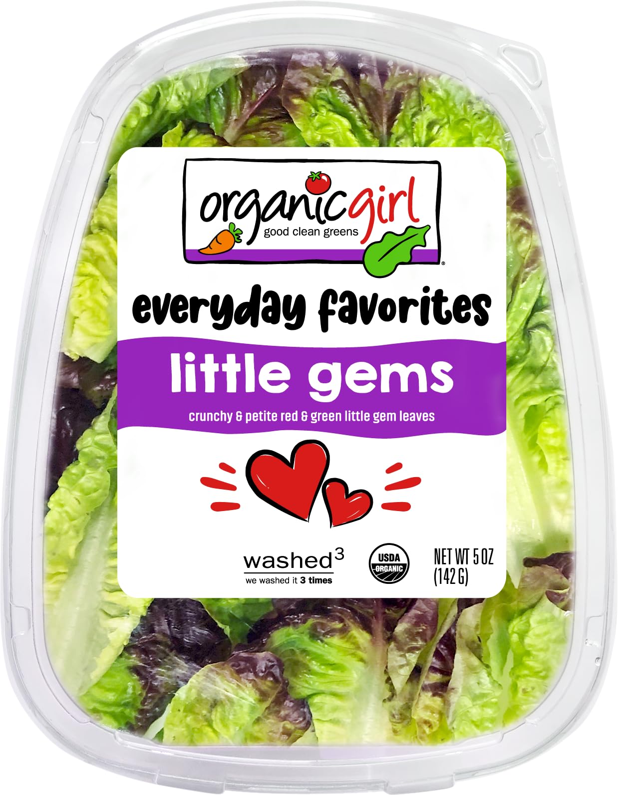 organicgirl Organic Little Gems Salad Mix, 5 Oz (us)