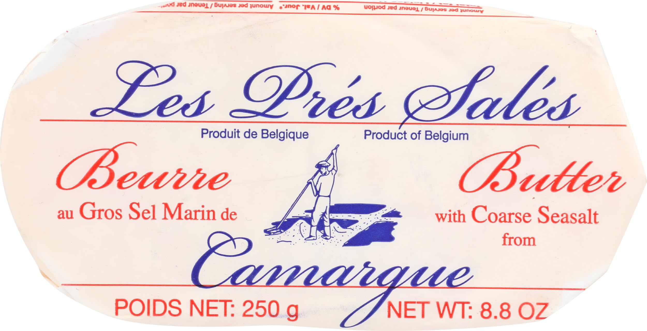 Les Pres Sales Sea Salt Camargue Butter, 8.8 OZ