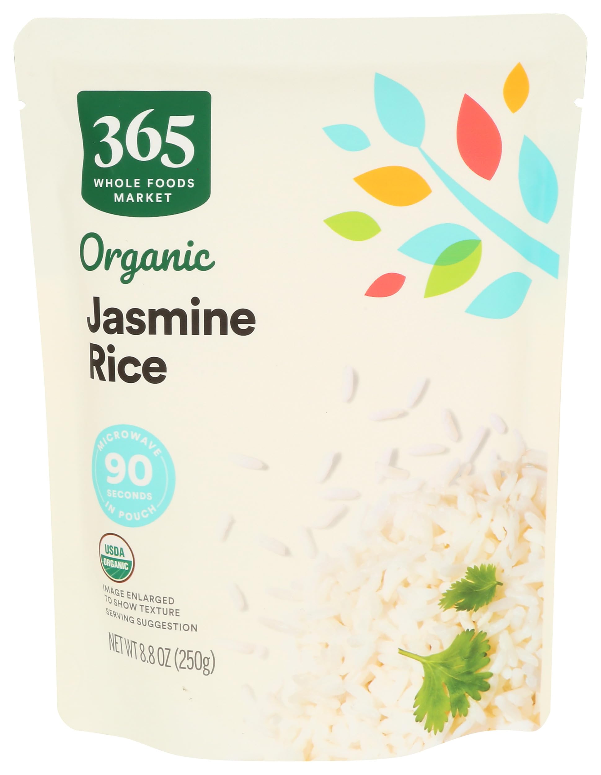 Organic Jasmine Rice, 90-Second Microwave in Pouch, 9 Ounce