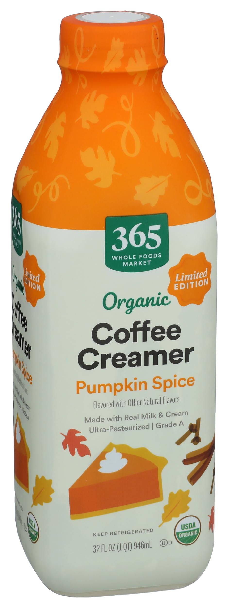 365 by Whole Foods Market Organic Pumpkin Spice Coffee Creamer, 32 FZ