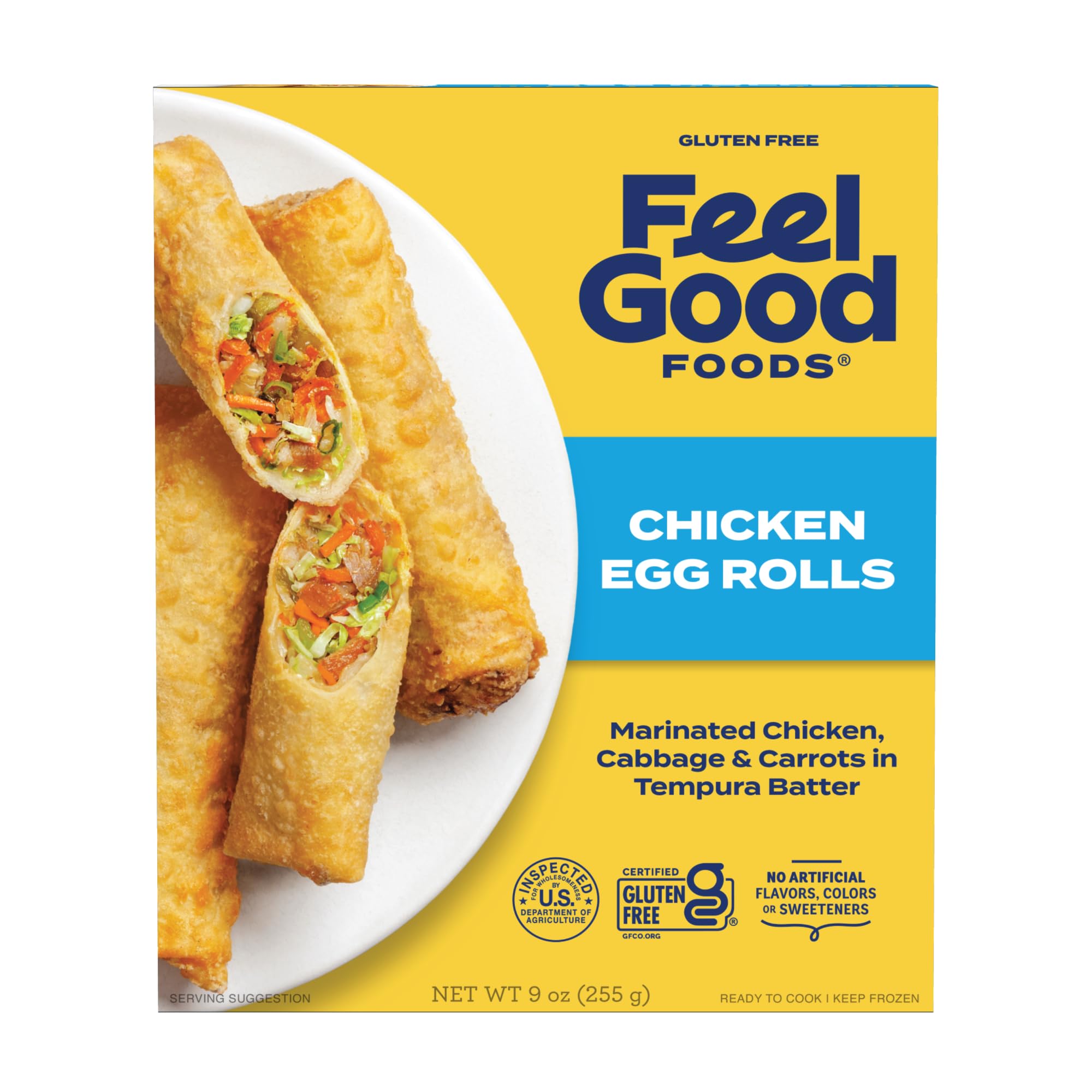 Egg Rolls gluten free Chicken, 9 Ounce