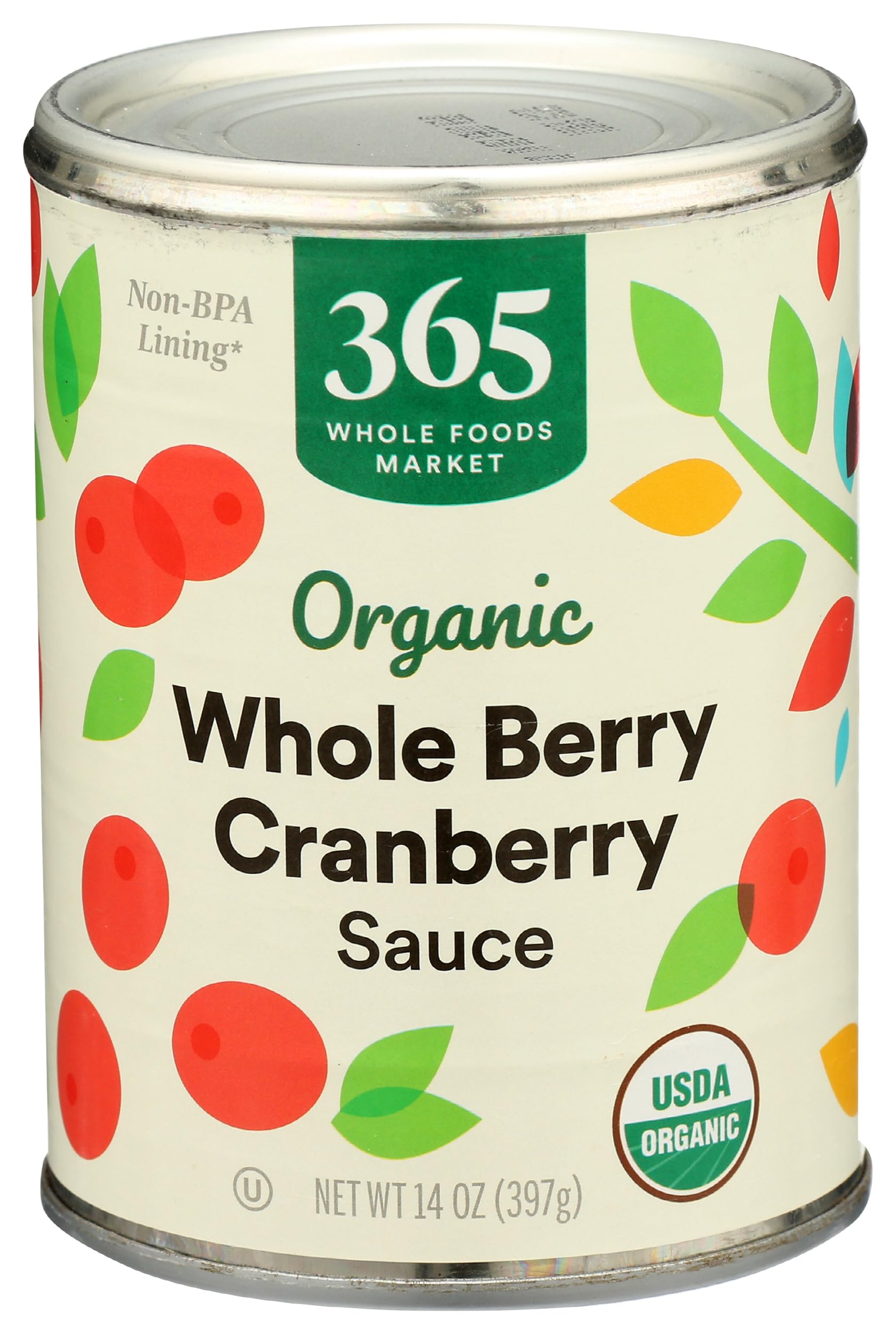Organic Whole Berry Cranberry Sauce, 14 Ounce