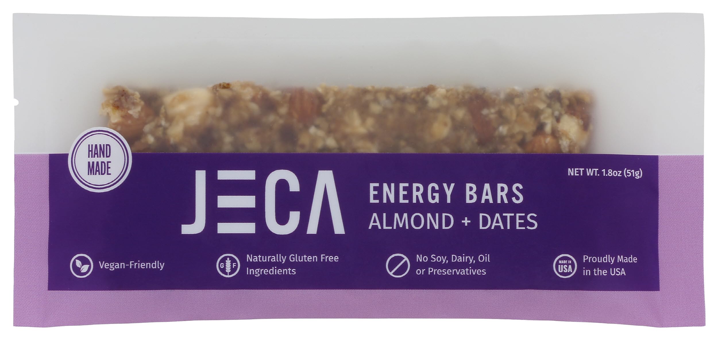 Energy Bar Almond Dates, 1.8 Ounce