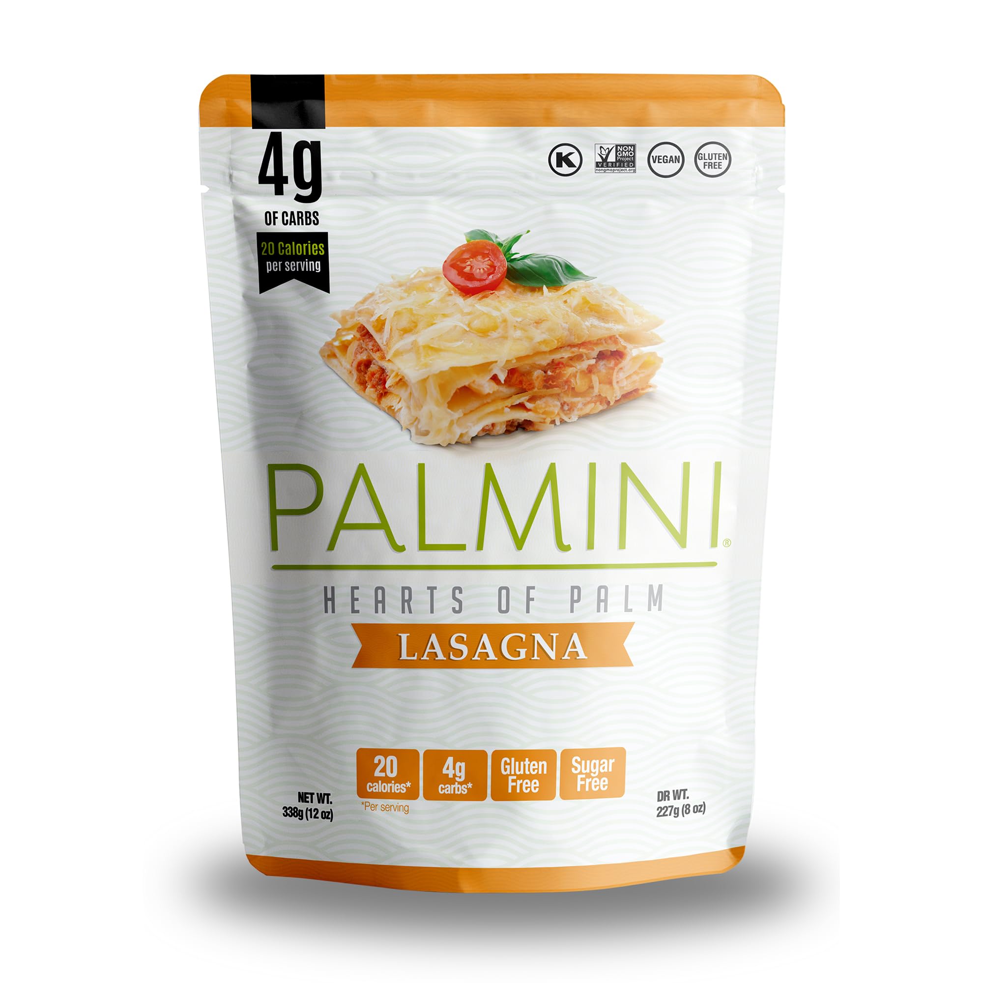 Palmini Low Carb Lasagna | 4g of Carbs | As Seen On Shark Tank | (12 Ounce - Pack of 1)