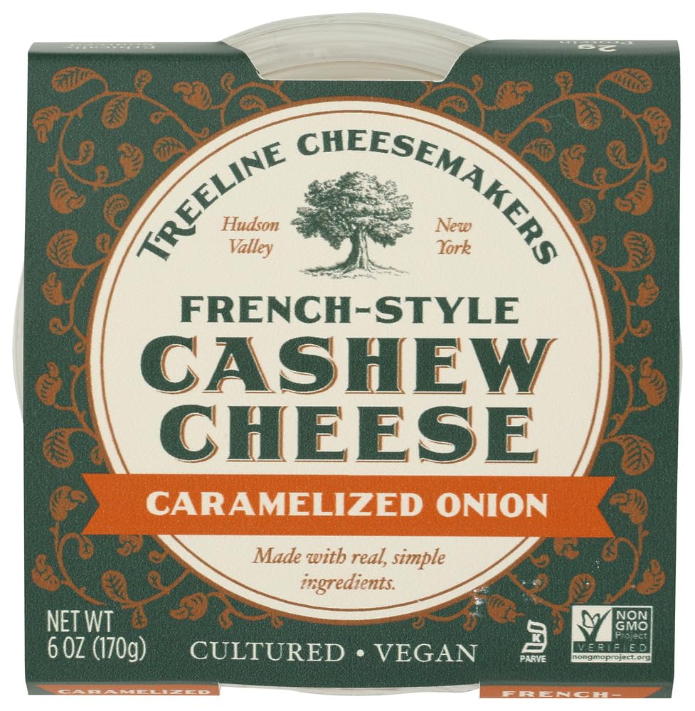 Treeline French Style Caramelized Onion Plant Based Cheese, 6 OZ