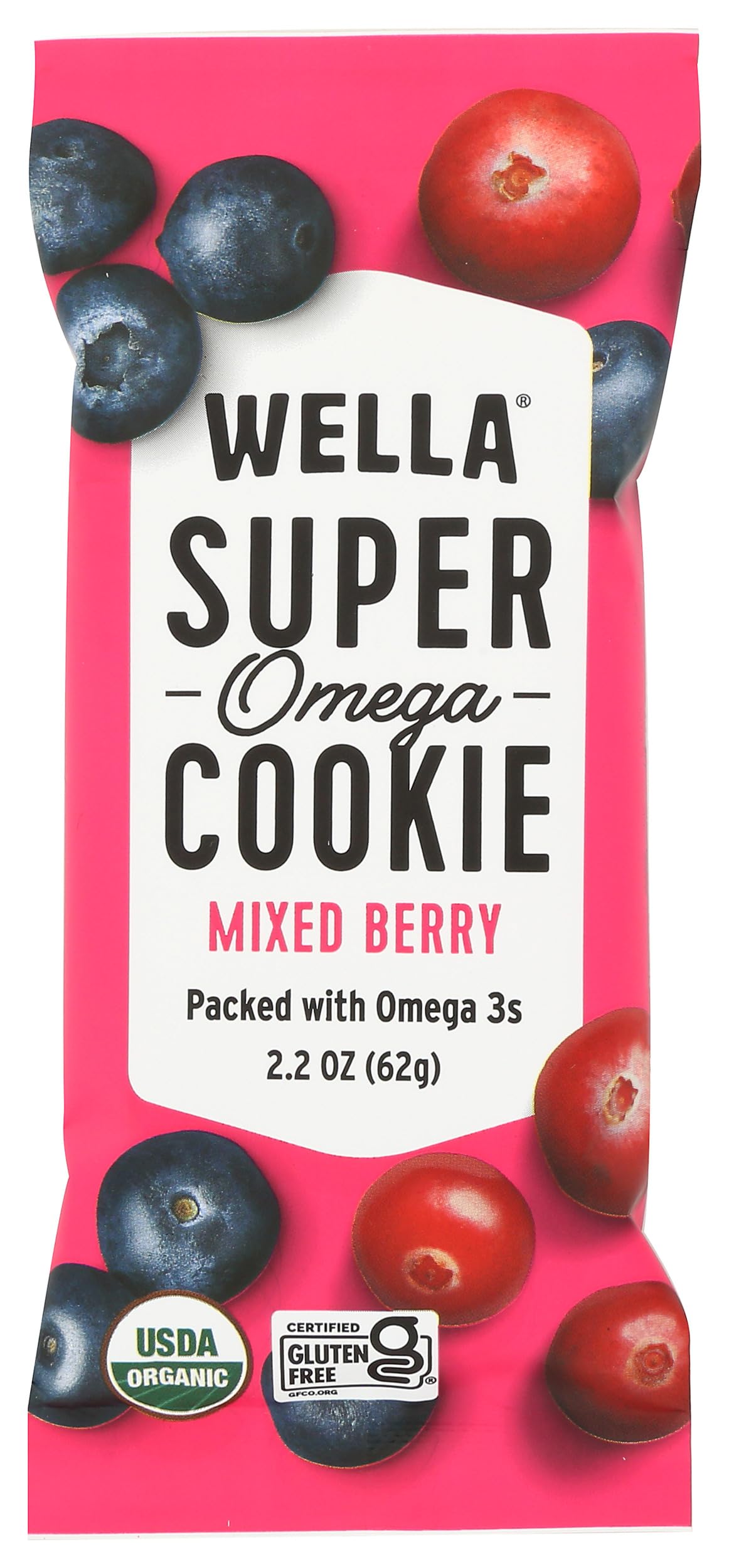 Organic Bar Mixed Berry Cookie, 2.2 Ounce