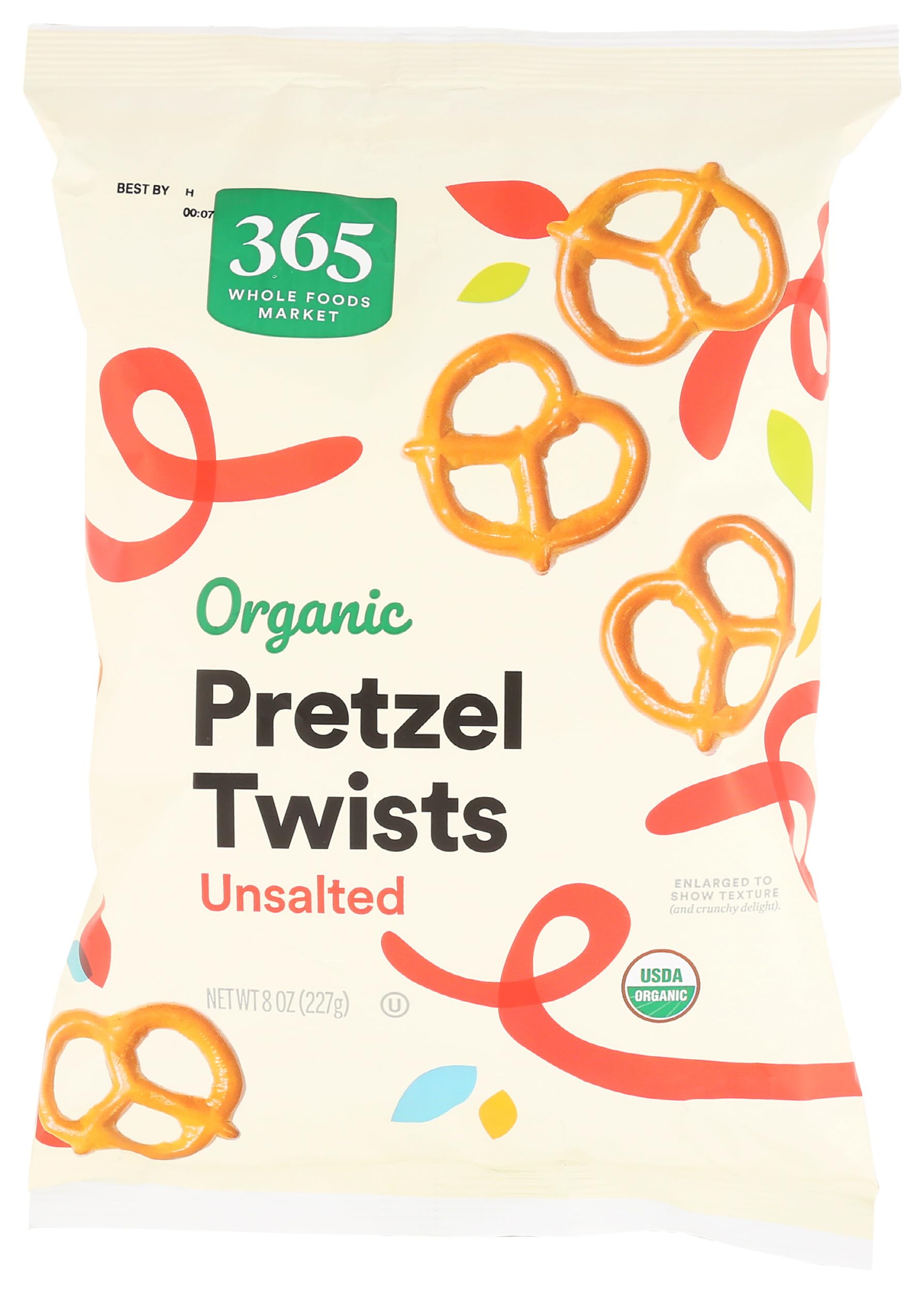 Organic Unsalted Mini Pretzel Twists, 8 Ounce