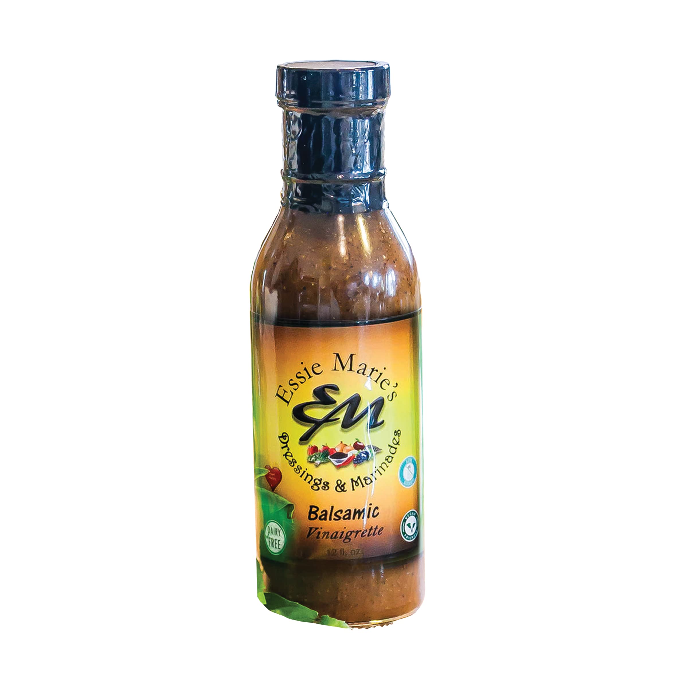 ESSIE MARIES Dressing, 12 FZ Heart Healthy Food (Balsamic Vinaigrette)