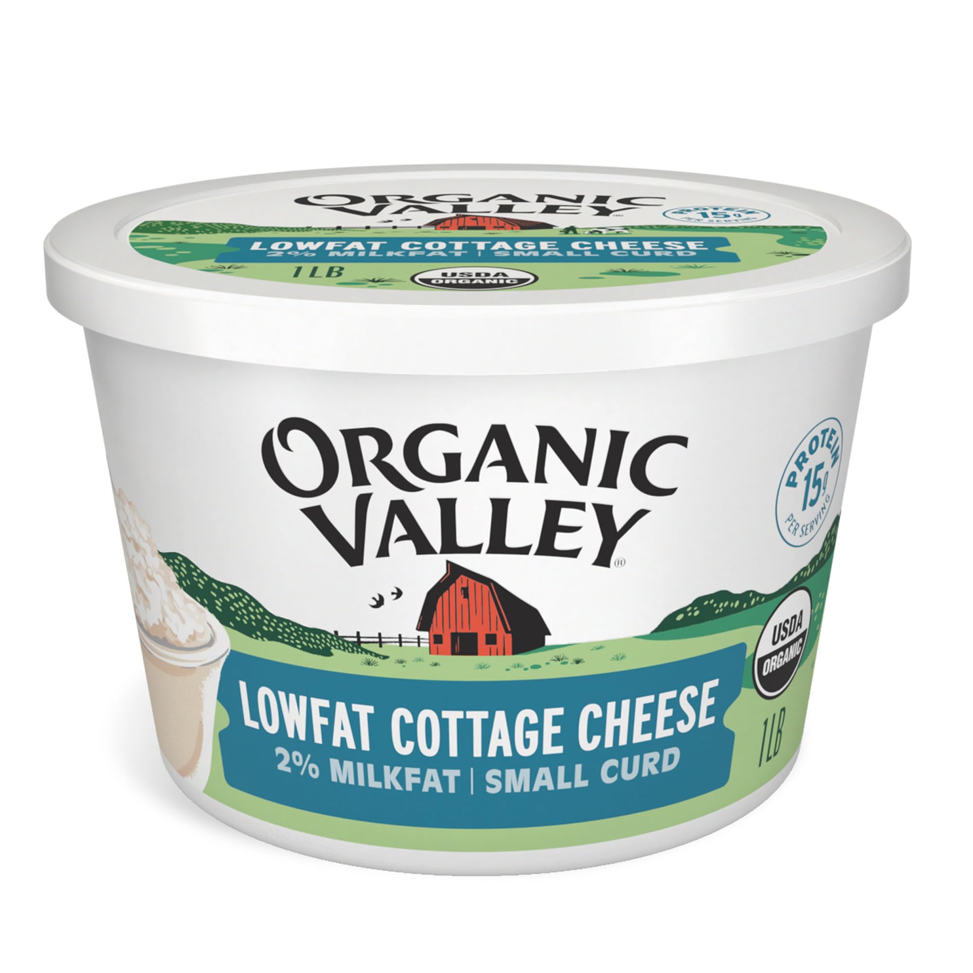 Organic Low Fat Cottage Cheese, 16 Ounce