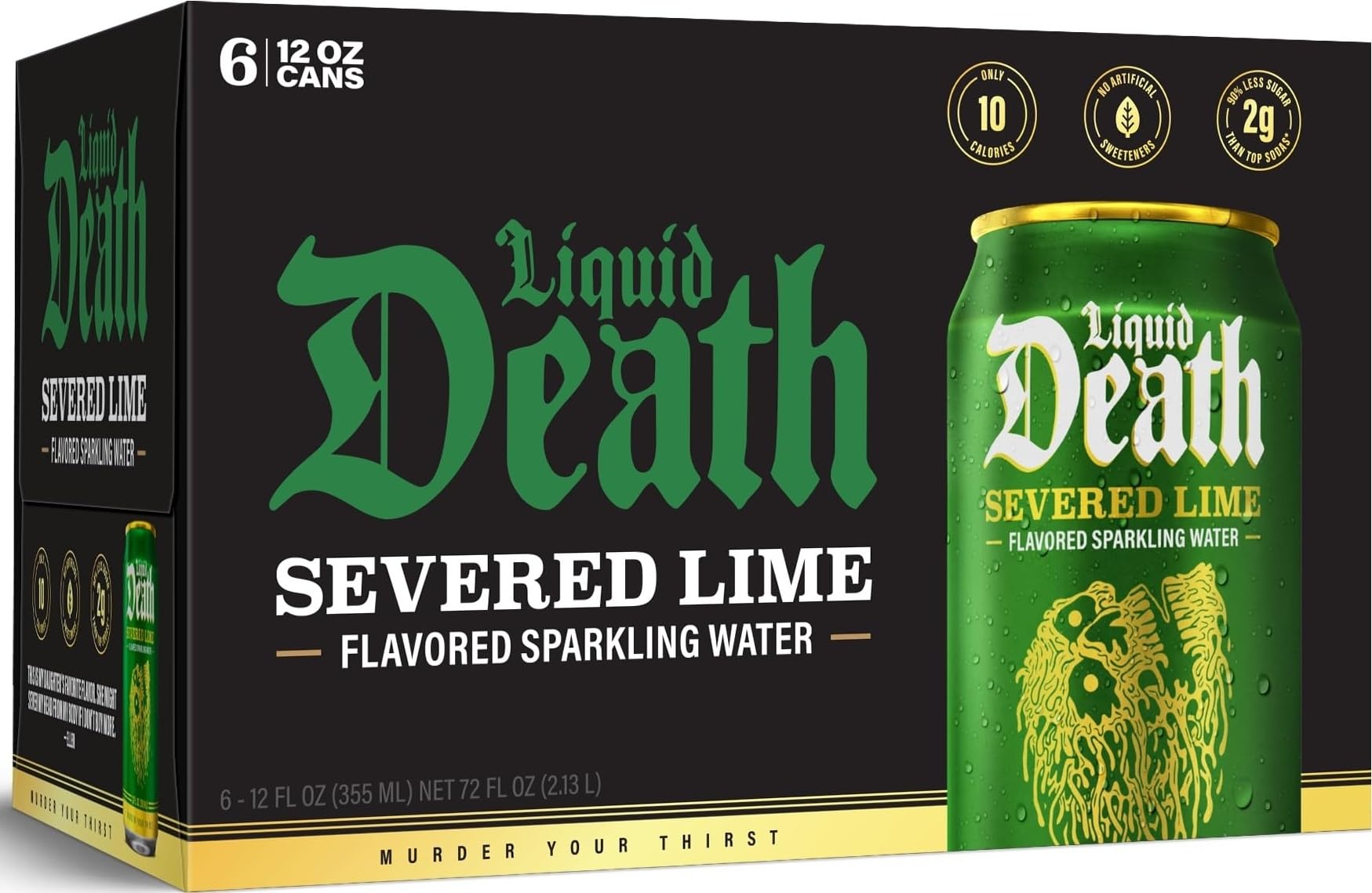 Severed Lime Sparkling Water 6Pk, 12 Fl Oz