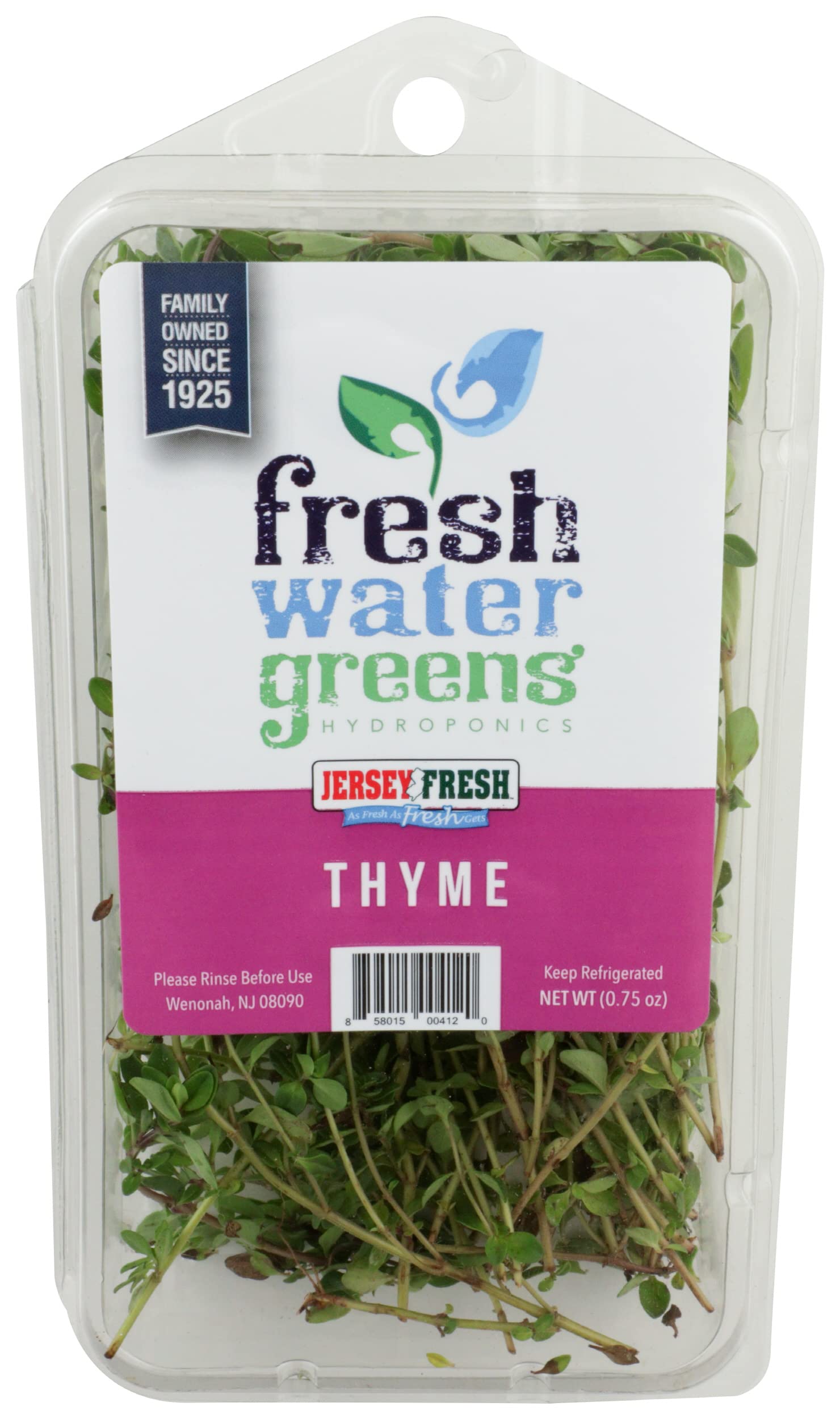 Fresh Water Greens Hydroponic Thyme, 0.75 OZ