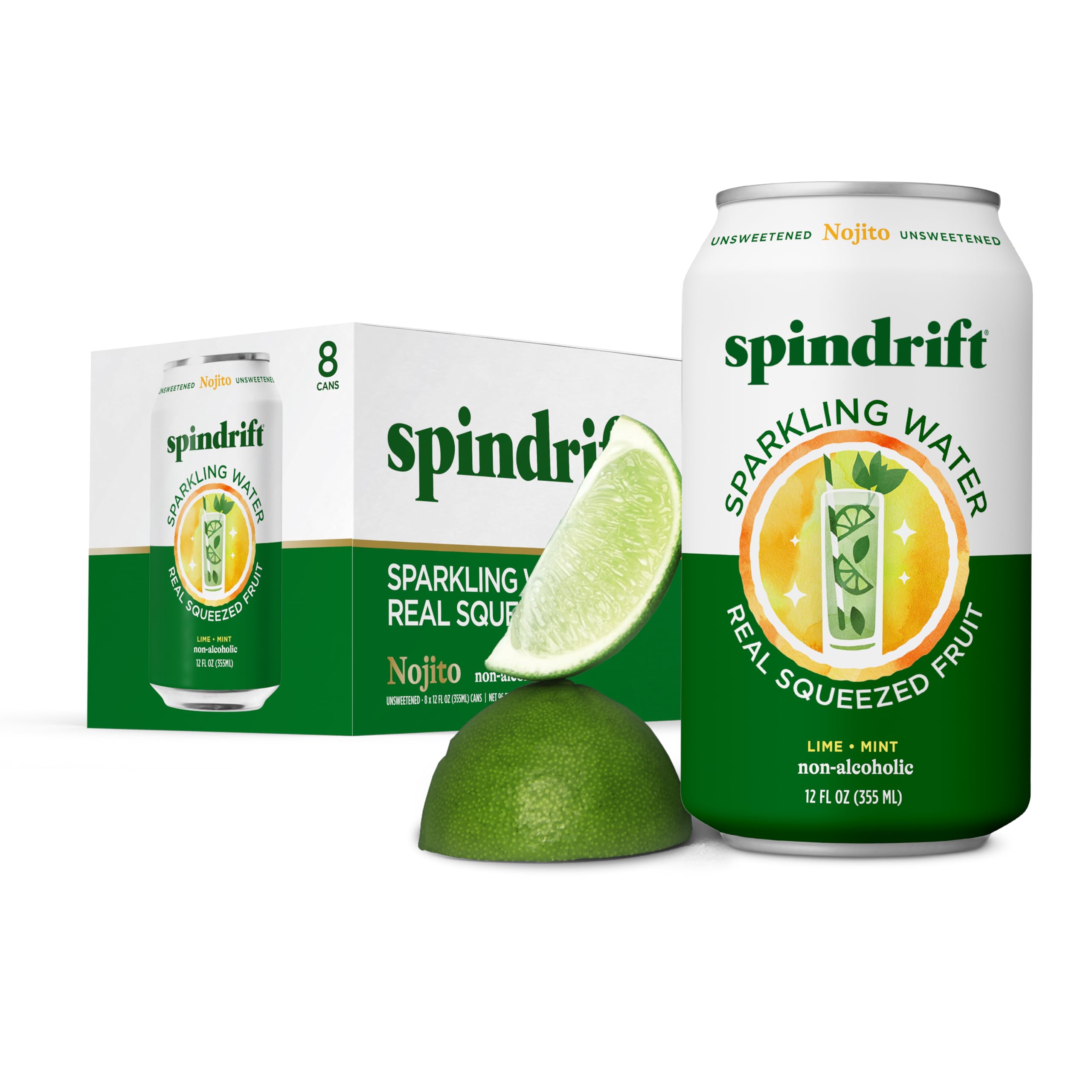 Sparkling Water, Nojito, 12 oz, (pack of 8)