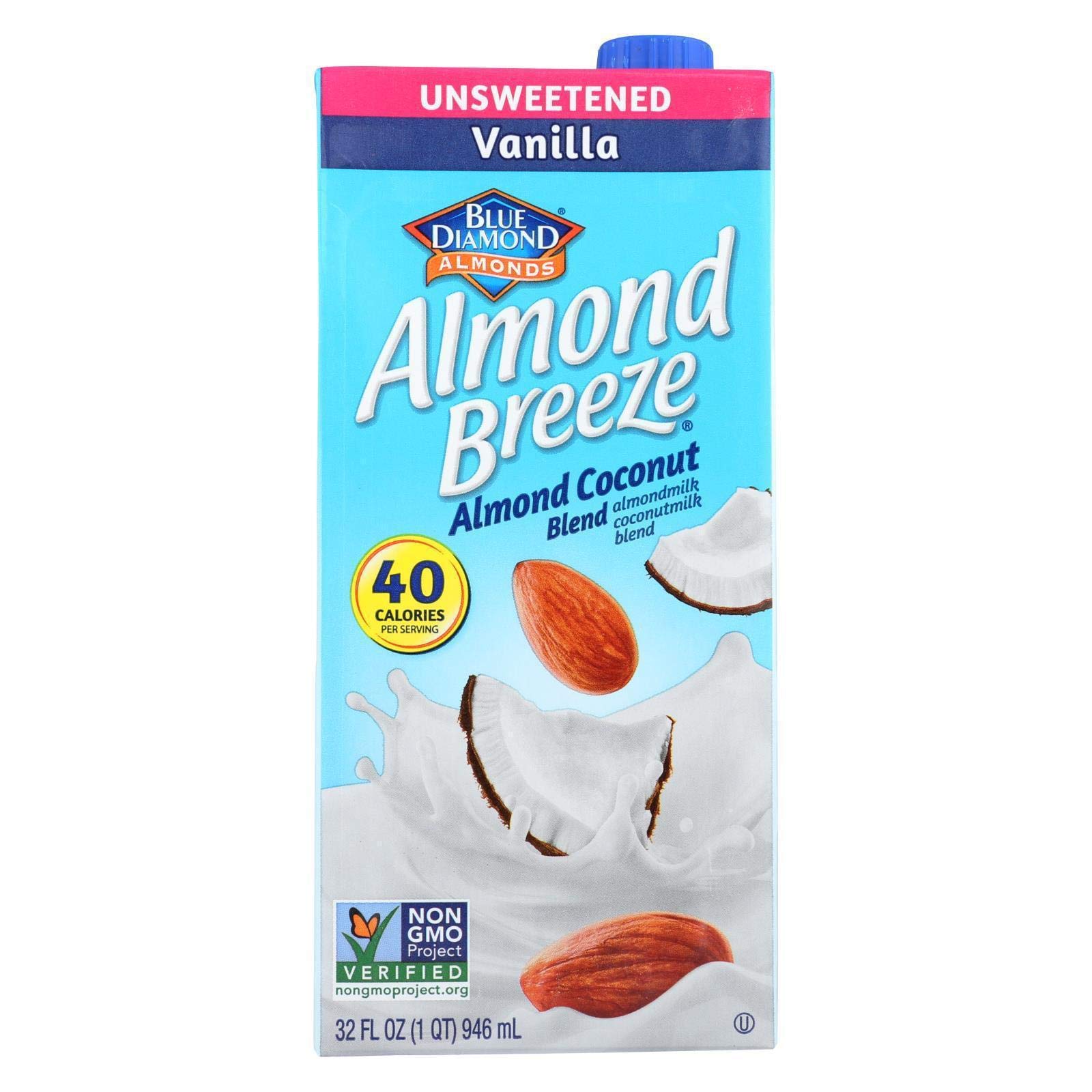 Almond Breeze Unsweetened Vanilla Almond Coconutmilk, 32 FZ