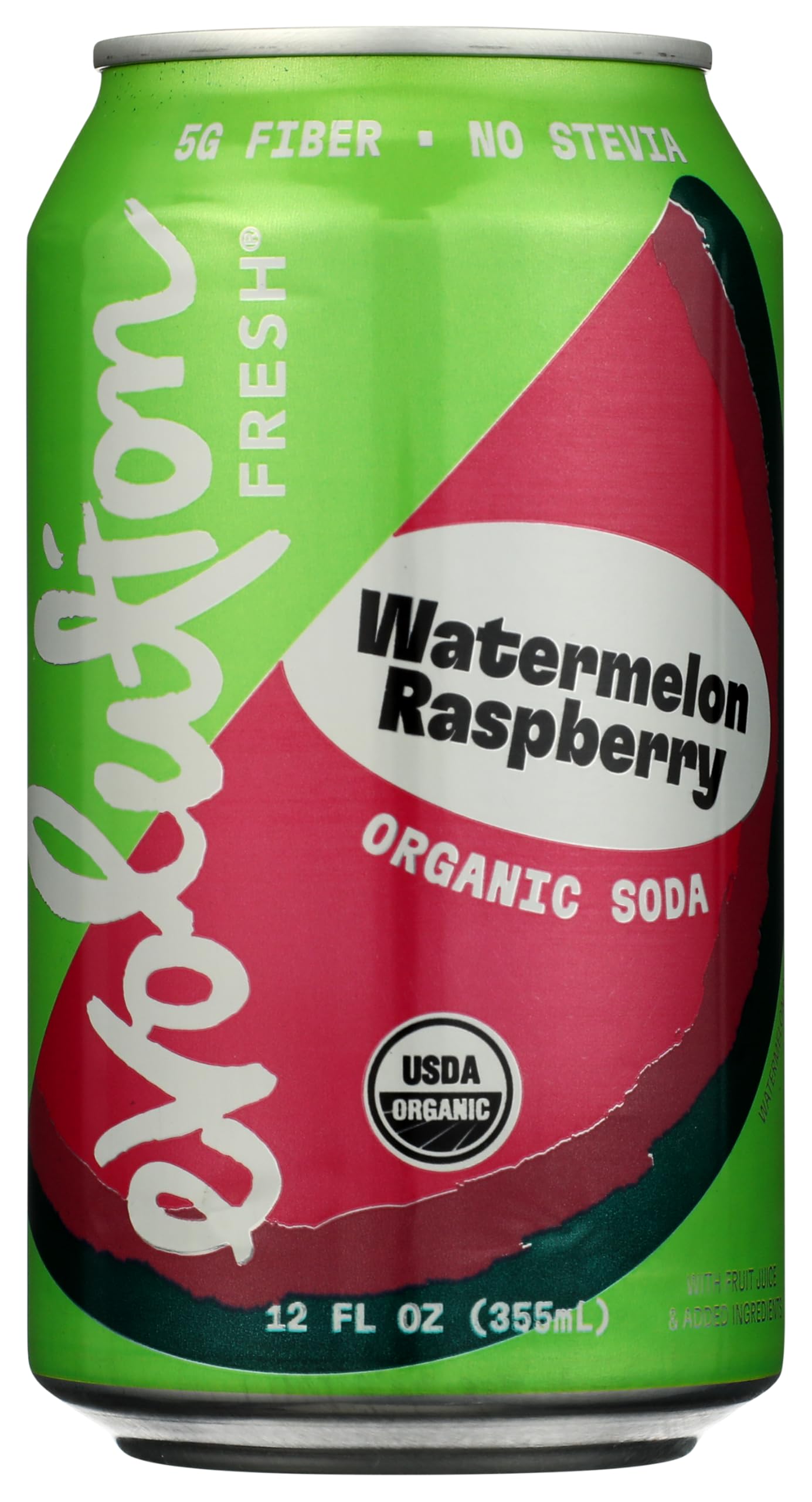 Evolution Fresh Soda Fruit Watermelon Raspberry Organic, 12 Fl Oz