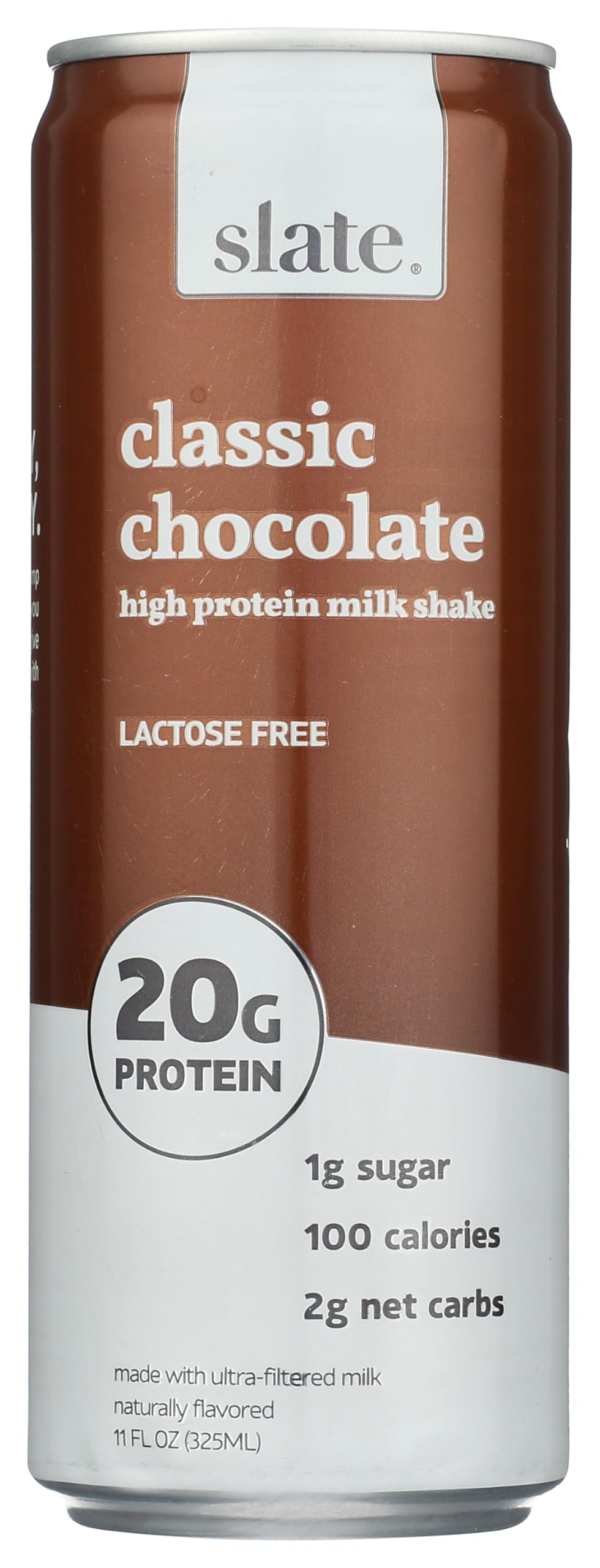 Slate Milk - High Protein Milk Shake - Classic Chocolate, 11 Fl Oz