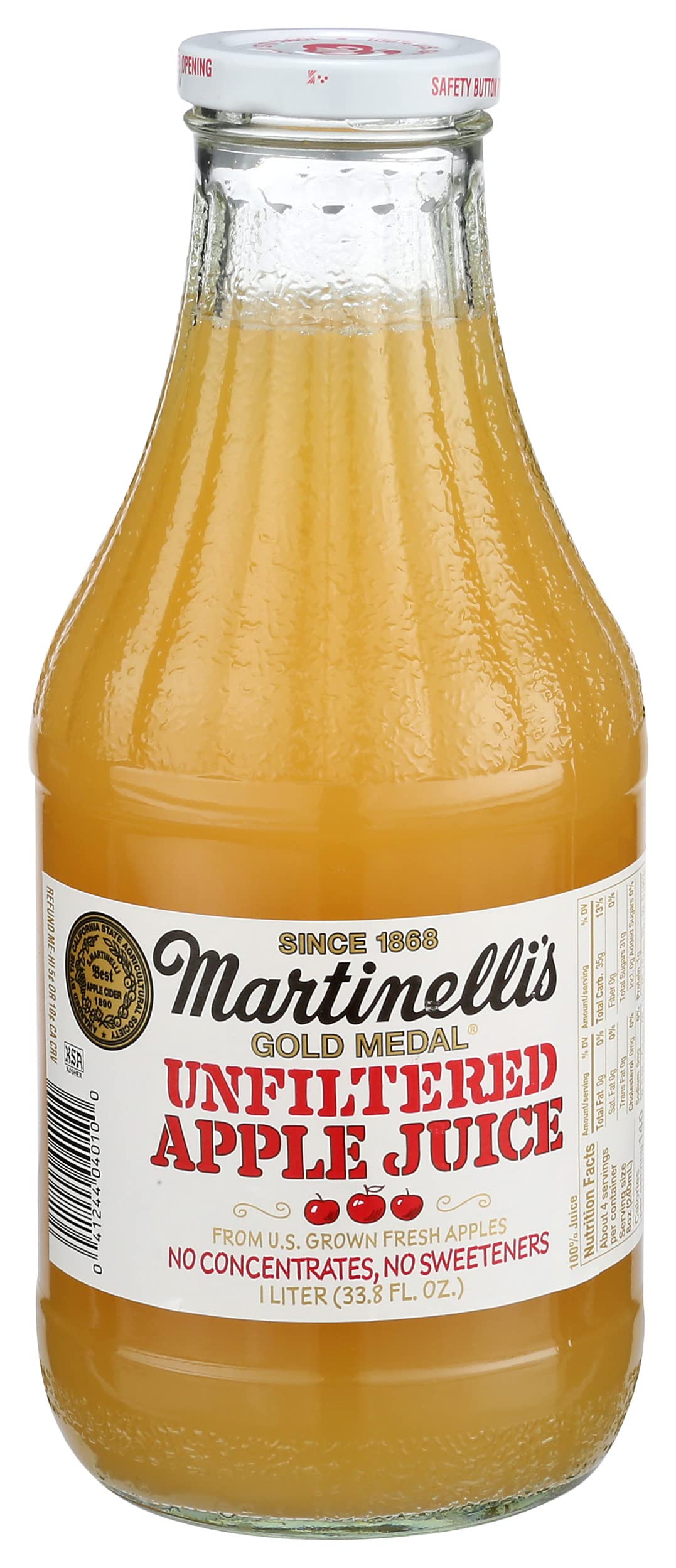 Juice Apple Unfiltered, 33.8 Fl Oz