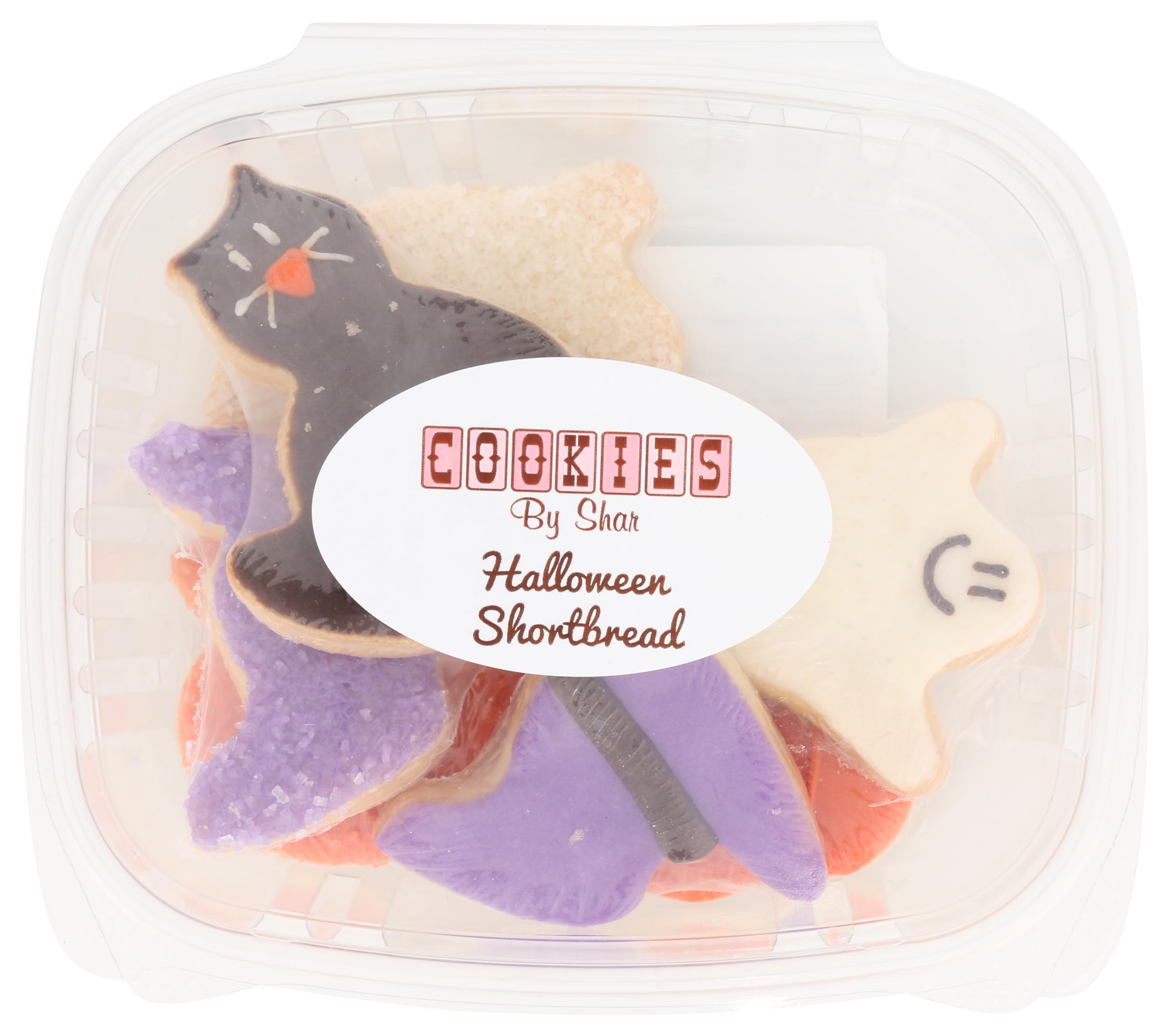 Cookies by Shar Halloween Shortbread Cookies, 7 CT